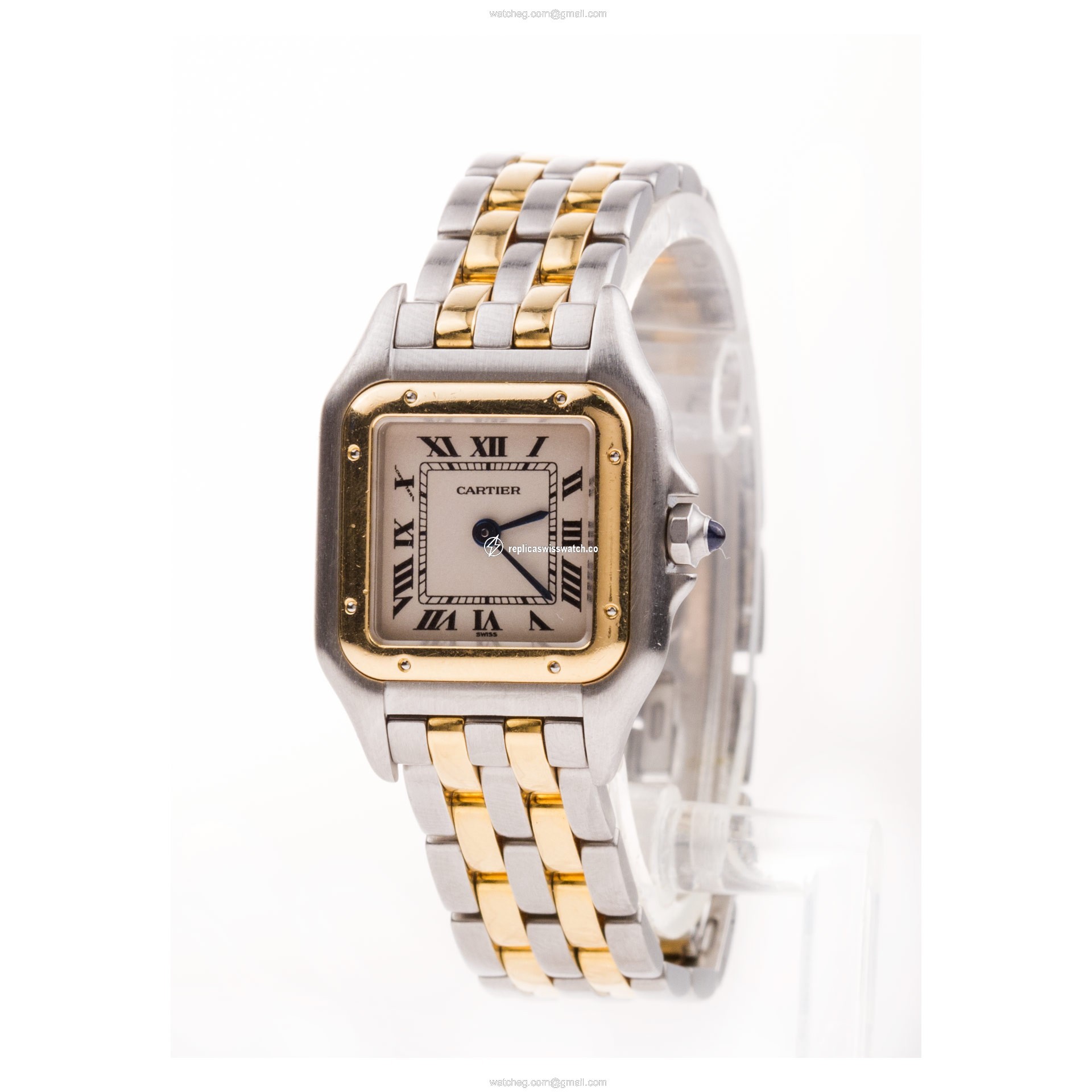 Cartier 1120 Panthere Quartz Female 18k gold & Stainless Steel Replica