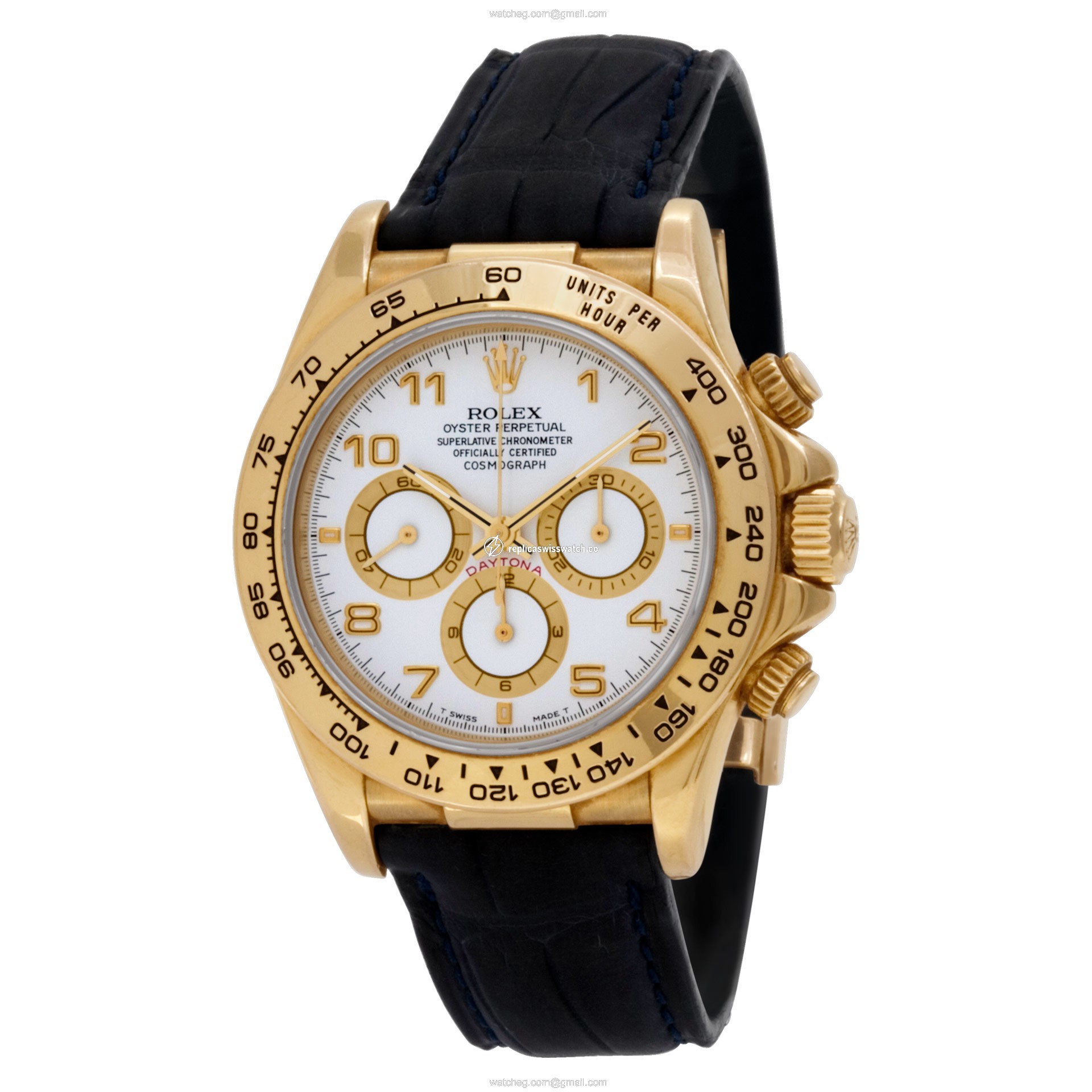Rolex 16518 Daytona Automatic Male 18k Yellow Gold Replica