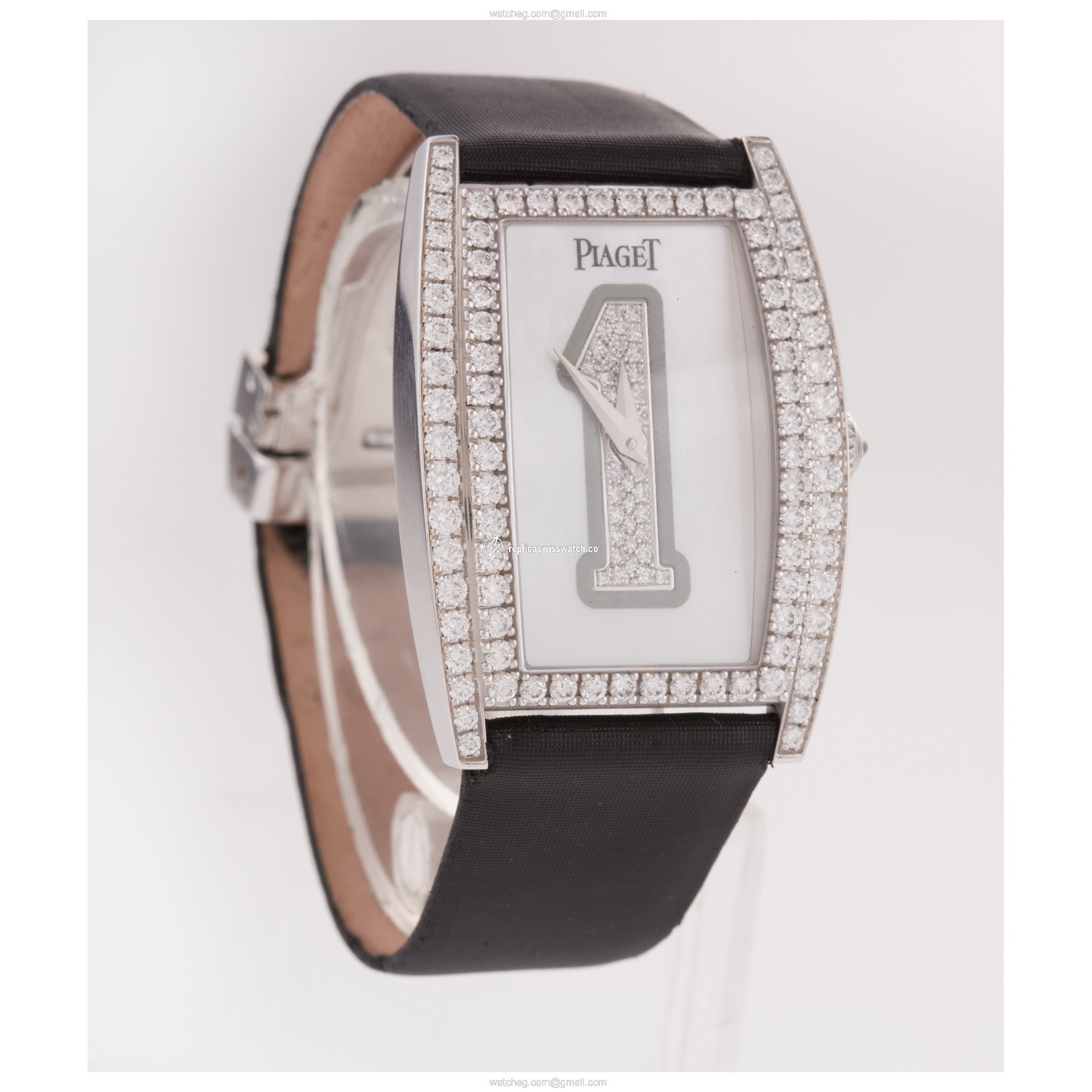 Piaget G0A31133 Limelight Quartz Female 18k White Gold Replica