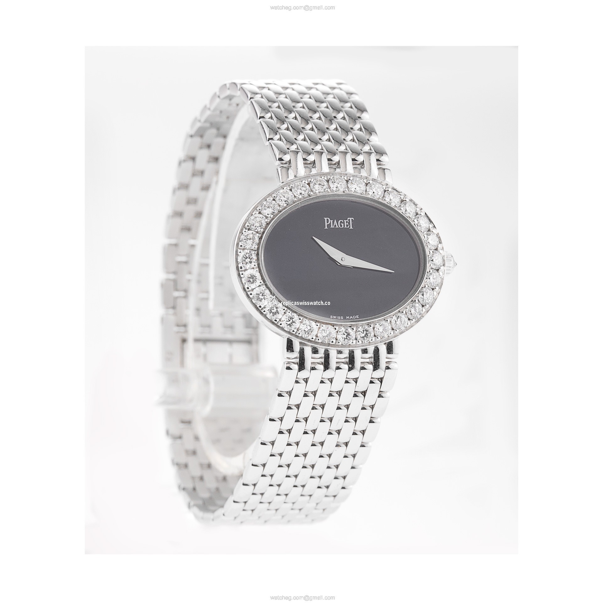 Piaget G0A29102 Limelight Quartz Female 18k White Gold Replica