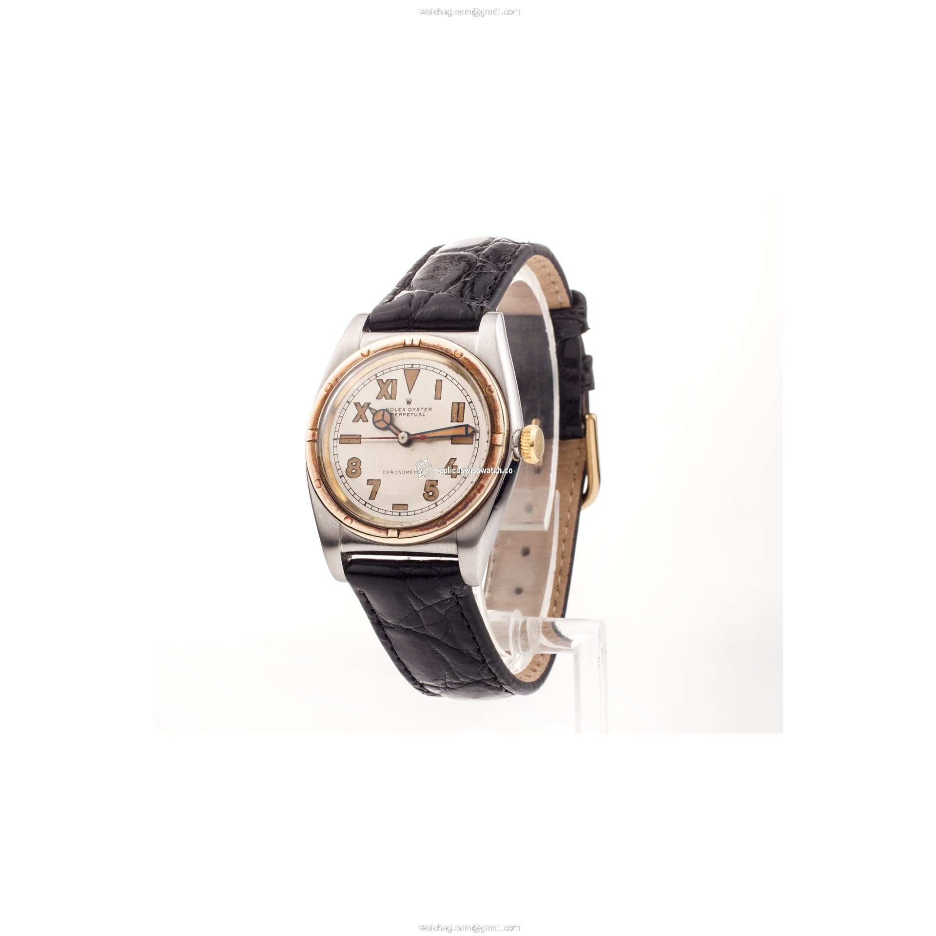 Rolex 3372 Bubble Back Automatic Unisex Stainless Steel Replica