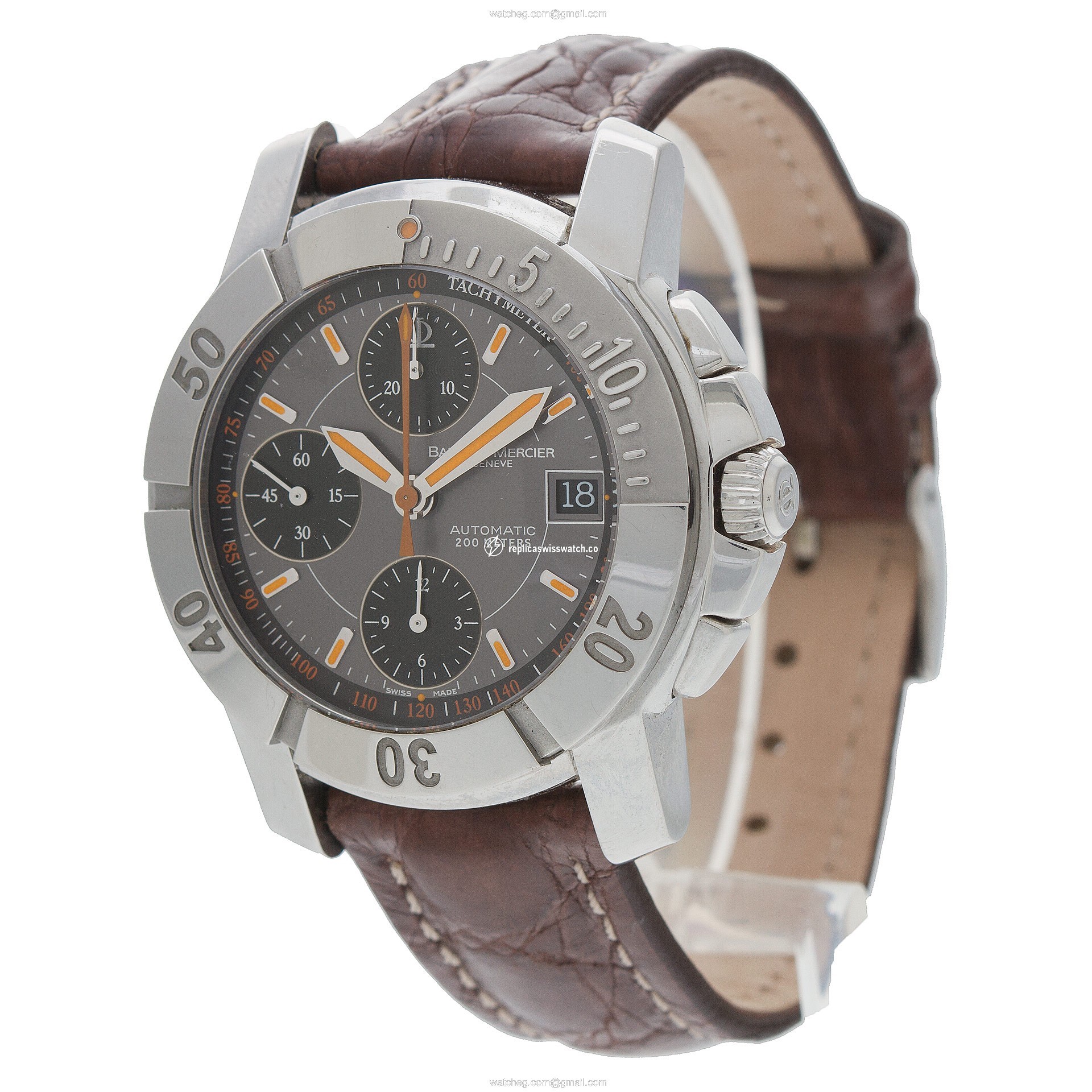 Baume & Mercier 65405 Capeland Automatic Male Stainless Steel Replica