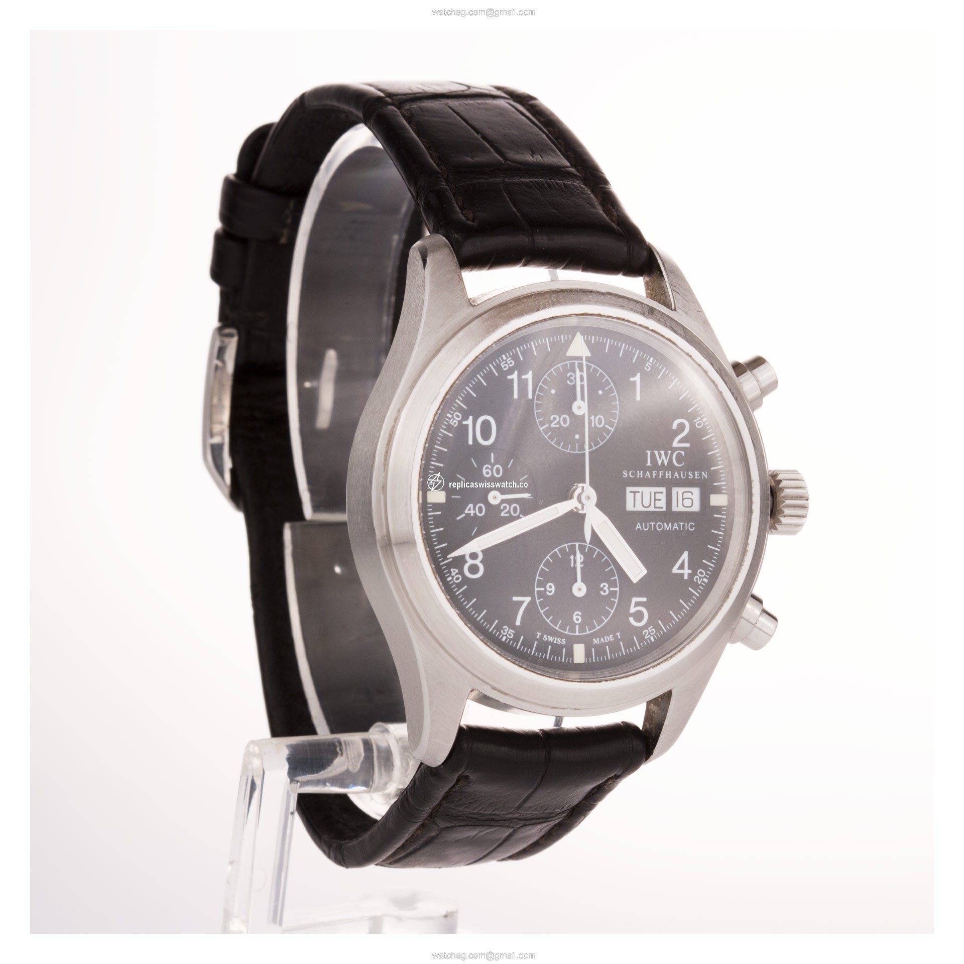 IWC IW370603 Pilots Chronograph Automatic Male Stainless Steel Replica