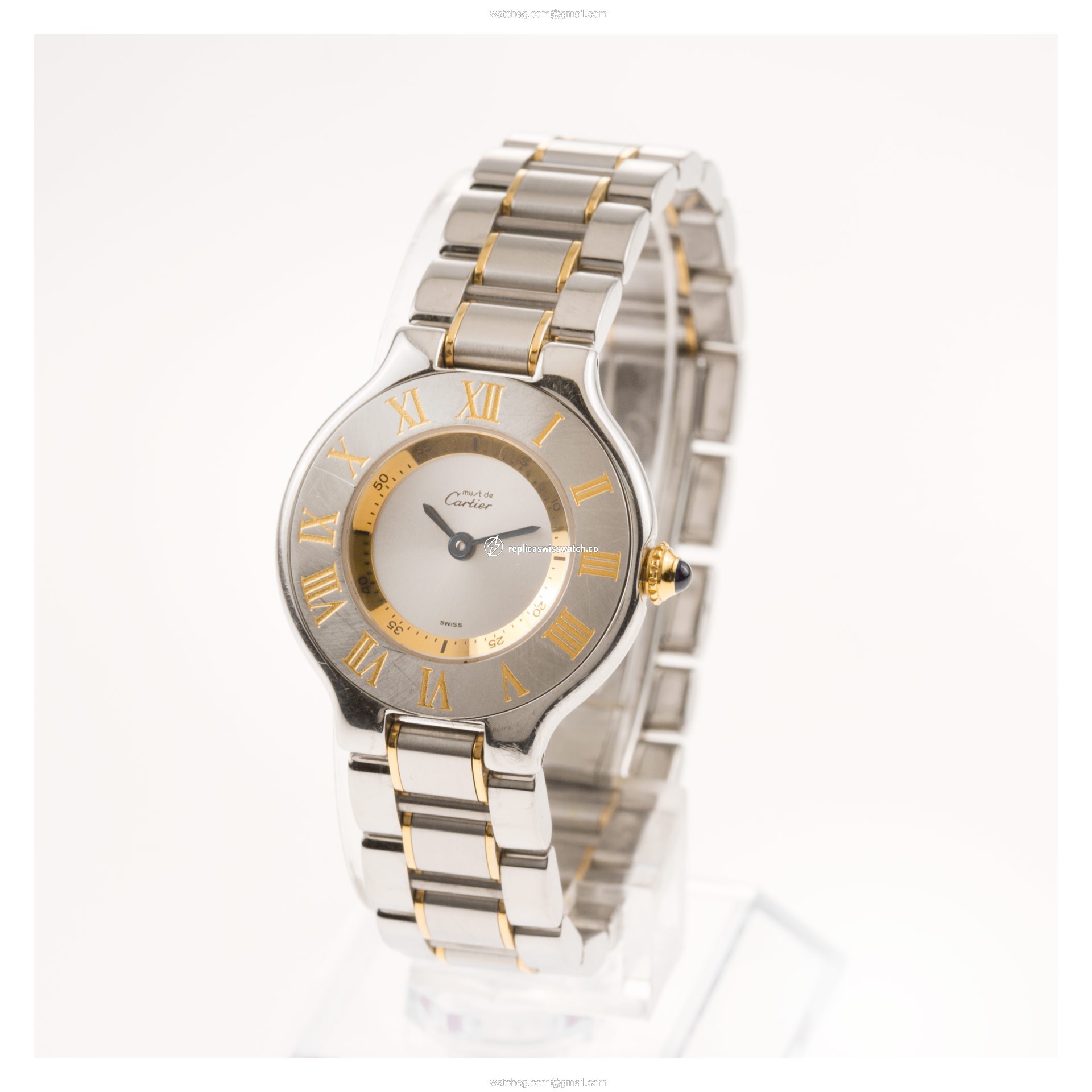 Cartier W10073R6 Must 21 Quartz Female Stainless Steel Replica