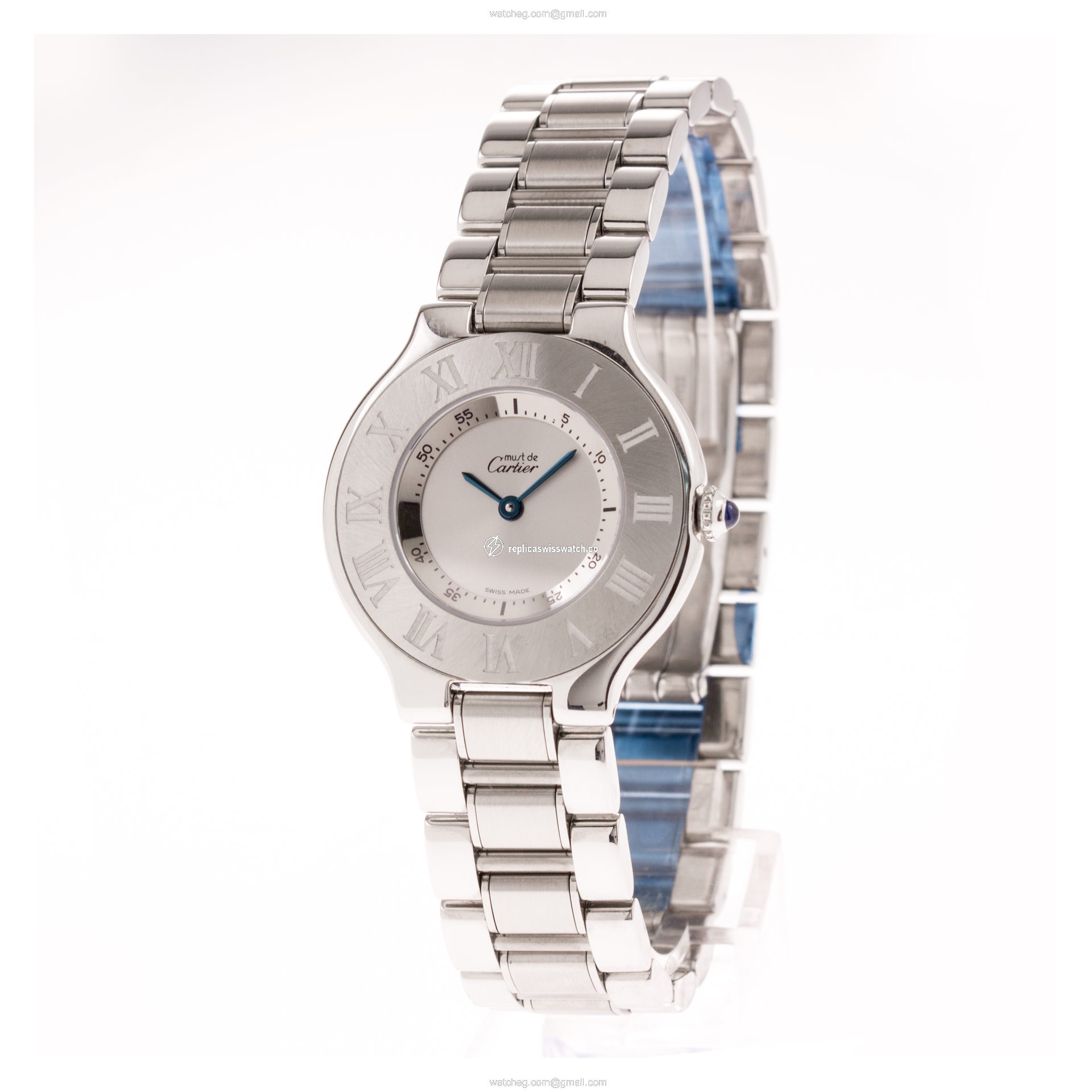 Cartier 1330 Must de Quartz Female Stainless Steel Replica