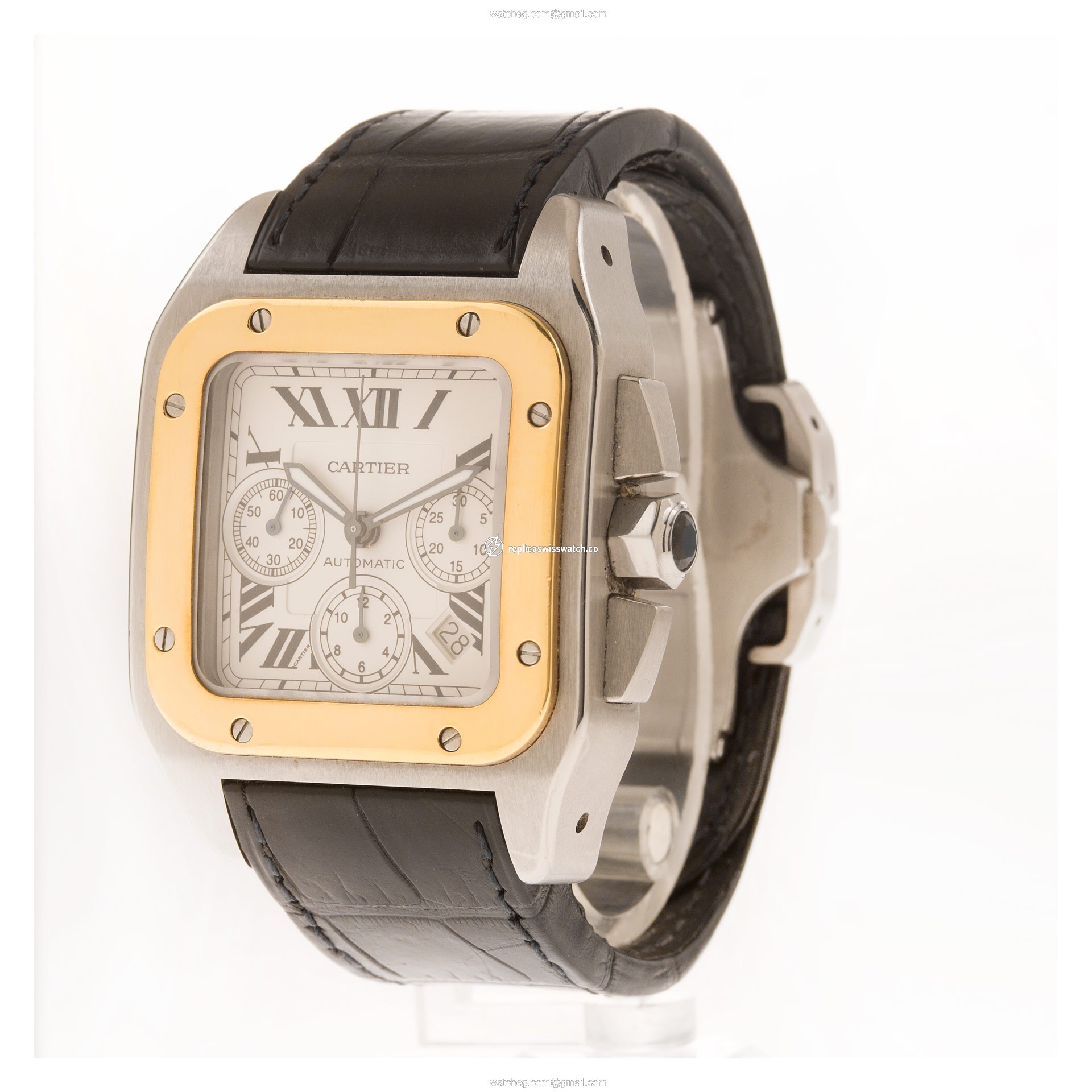 Cartier W520091X03 Santos 100 Automatic Male Stainless Steel Replica