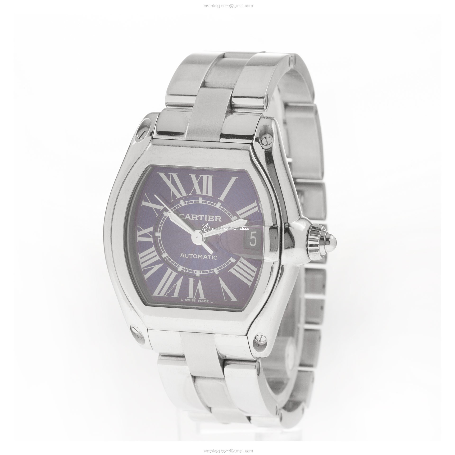 Cartier W62025V3 Roadster Automatic Unisex Stainless Steel Replica