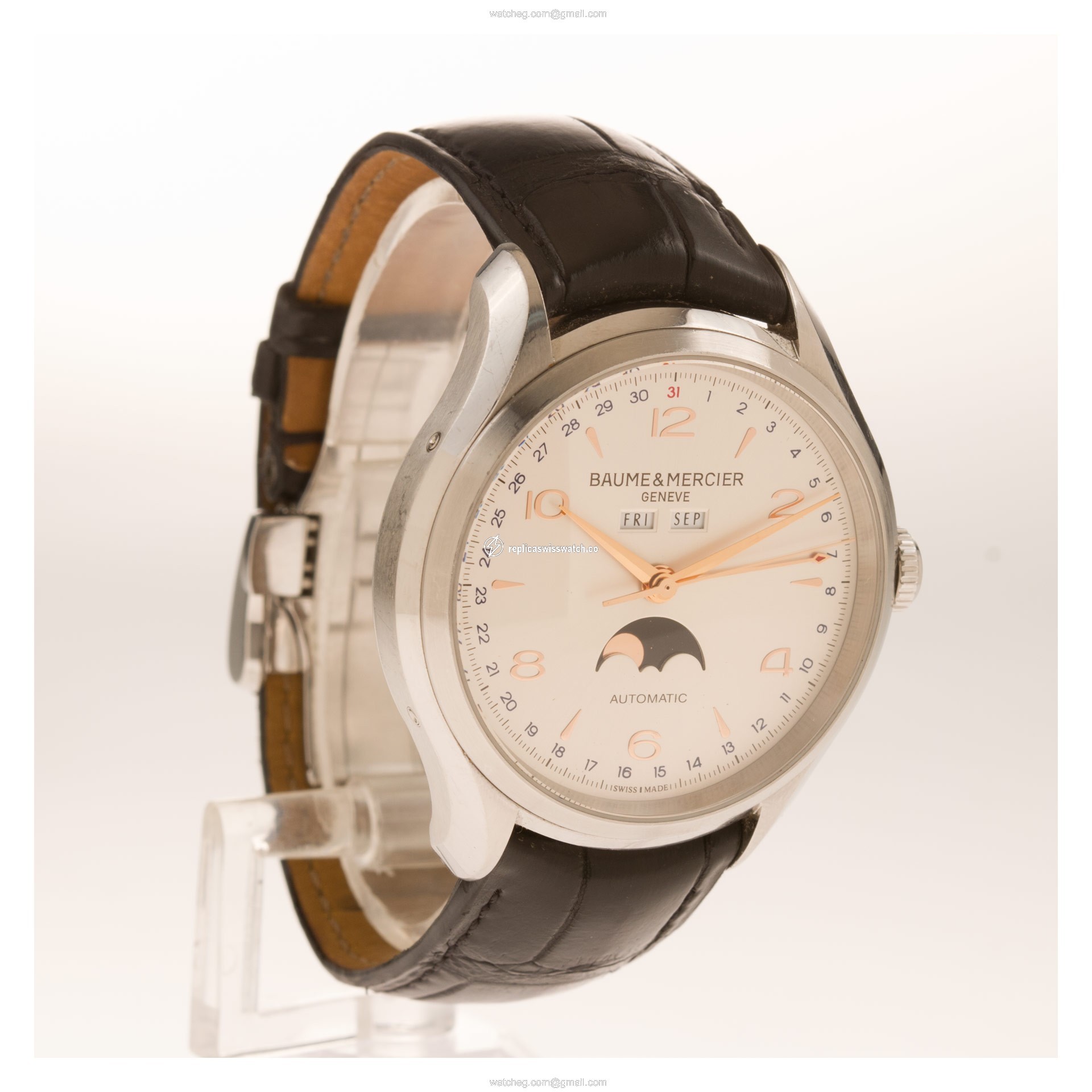 Baume & Mercier 10055 Clifton Automatic Male Stainless Steel Replica