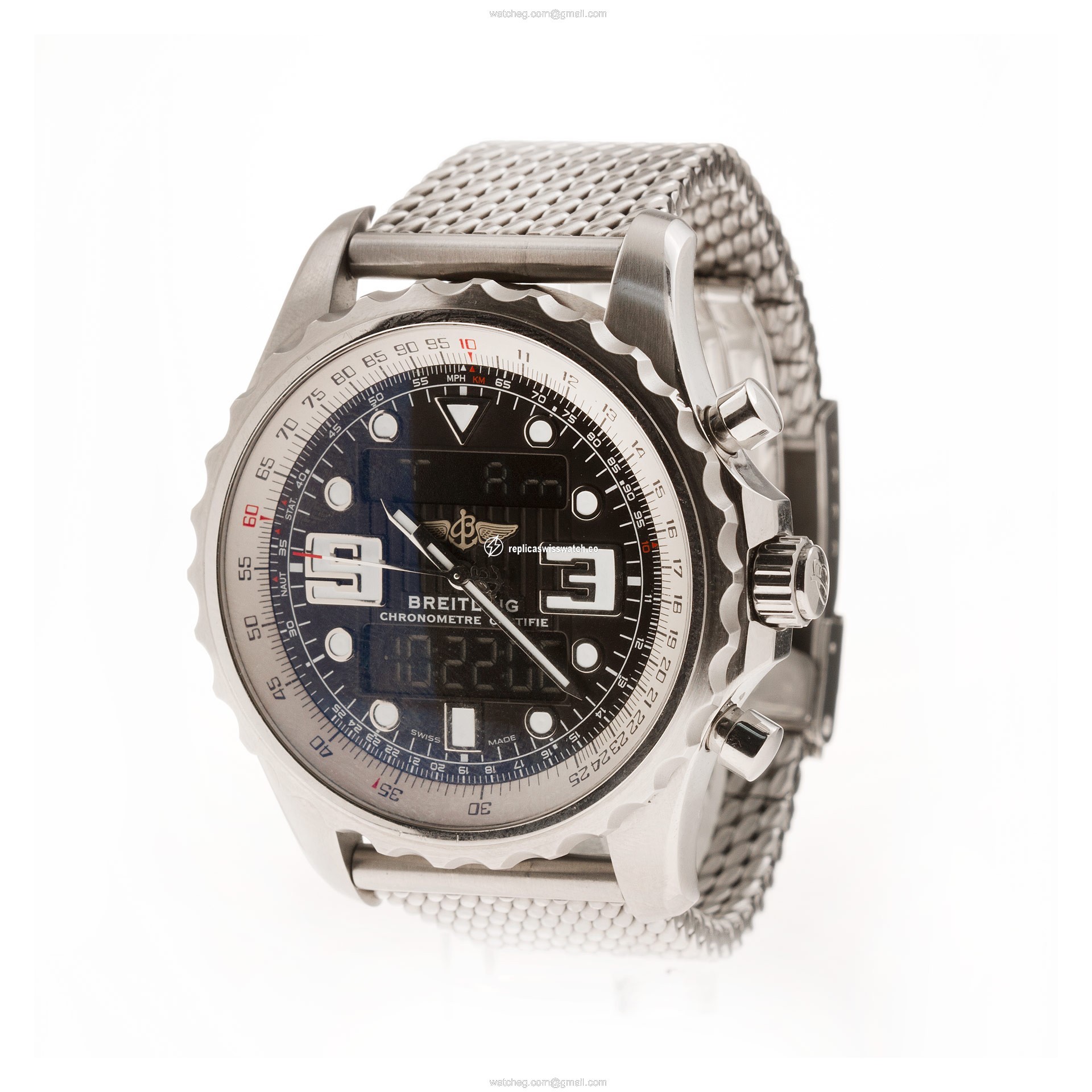 Breitling A78365 Chrono Space Quartz Male Stainless Steel Replica