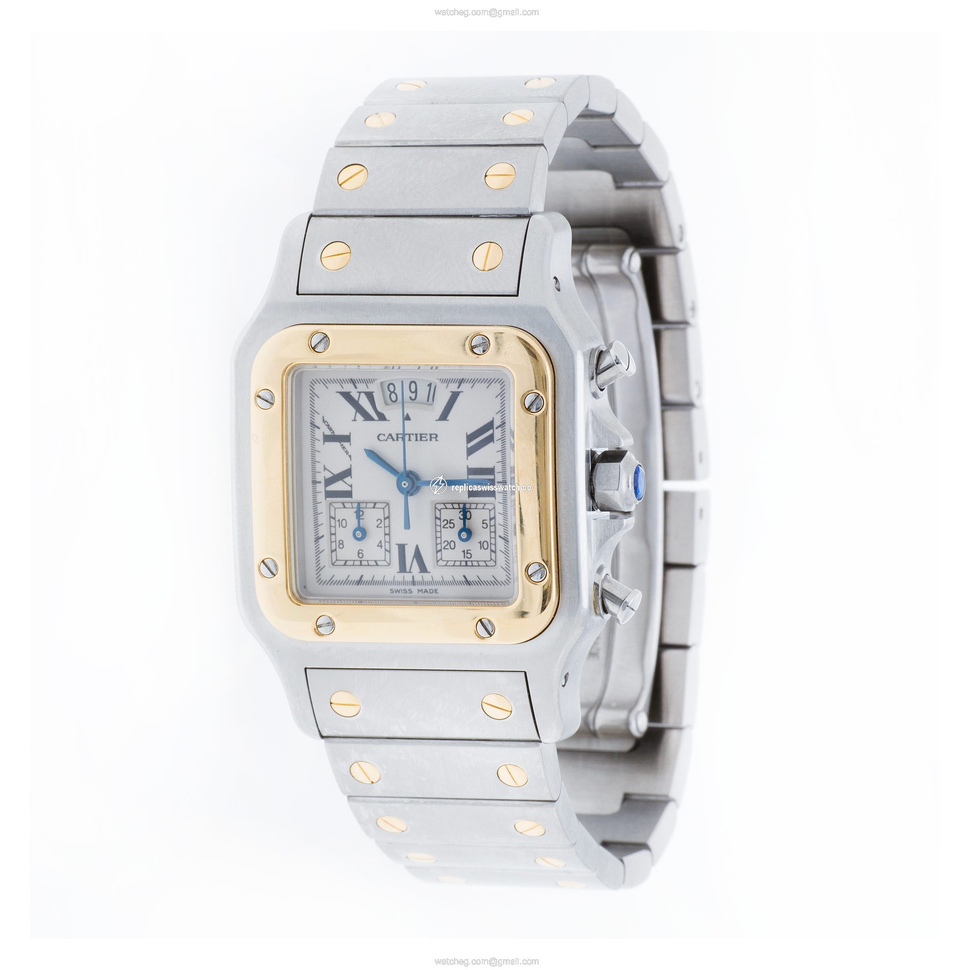 Cartier 2425 Santos Automatic Unisex Stainless Steel Replica