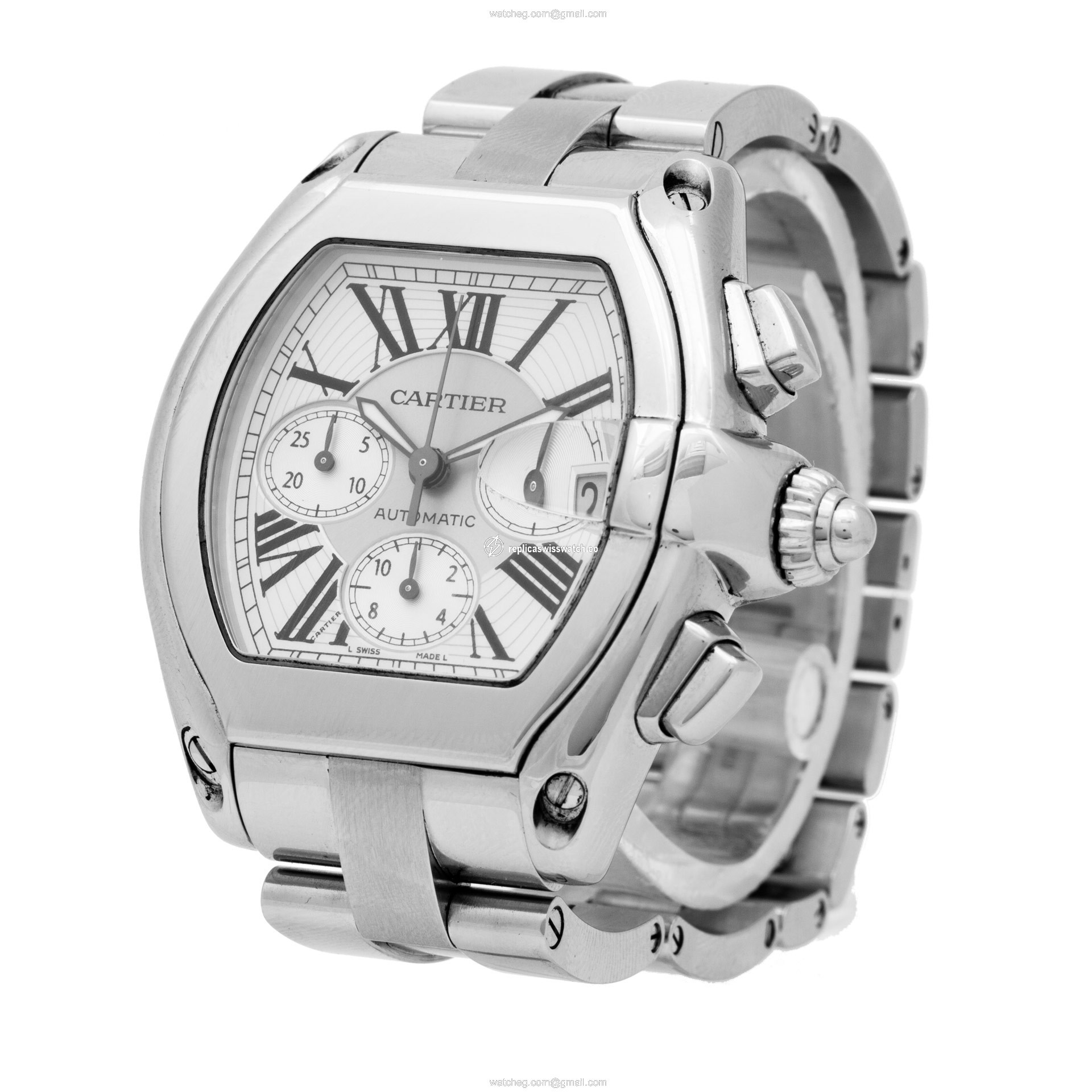 Cartier W62019X6 Roadster Automatic Male Stainless Steel Replica