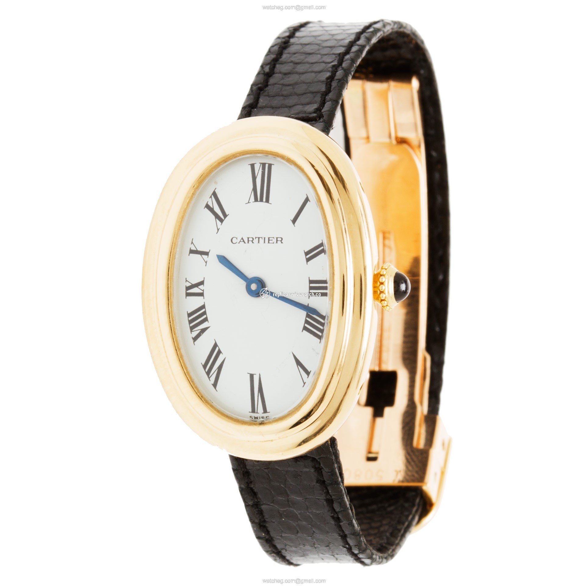 Cartier 60012 Baignoire Manual Female 18k yellow gold Replica