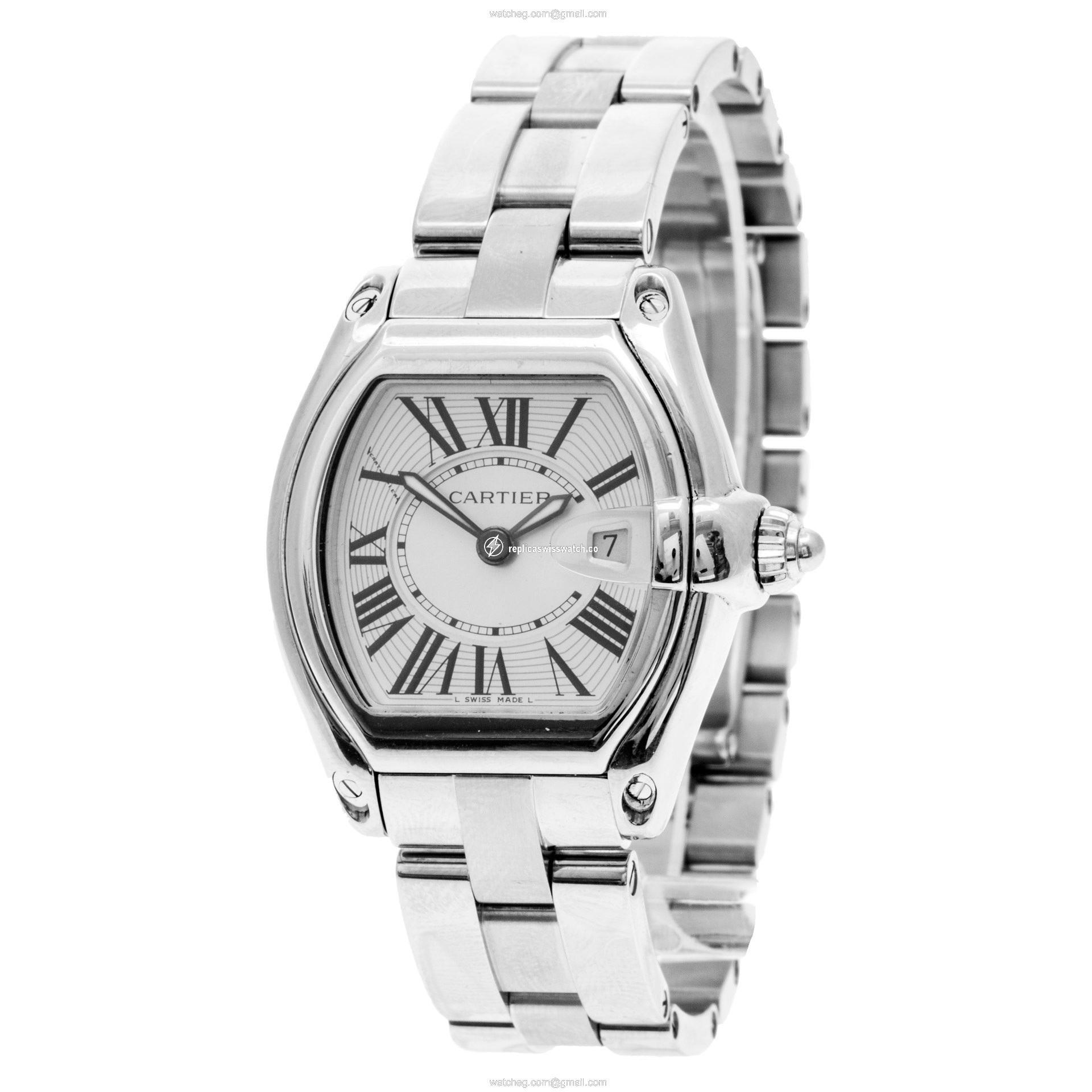 Cartier W62016V3 Roadster Quartz Female Stainless Steel Replica