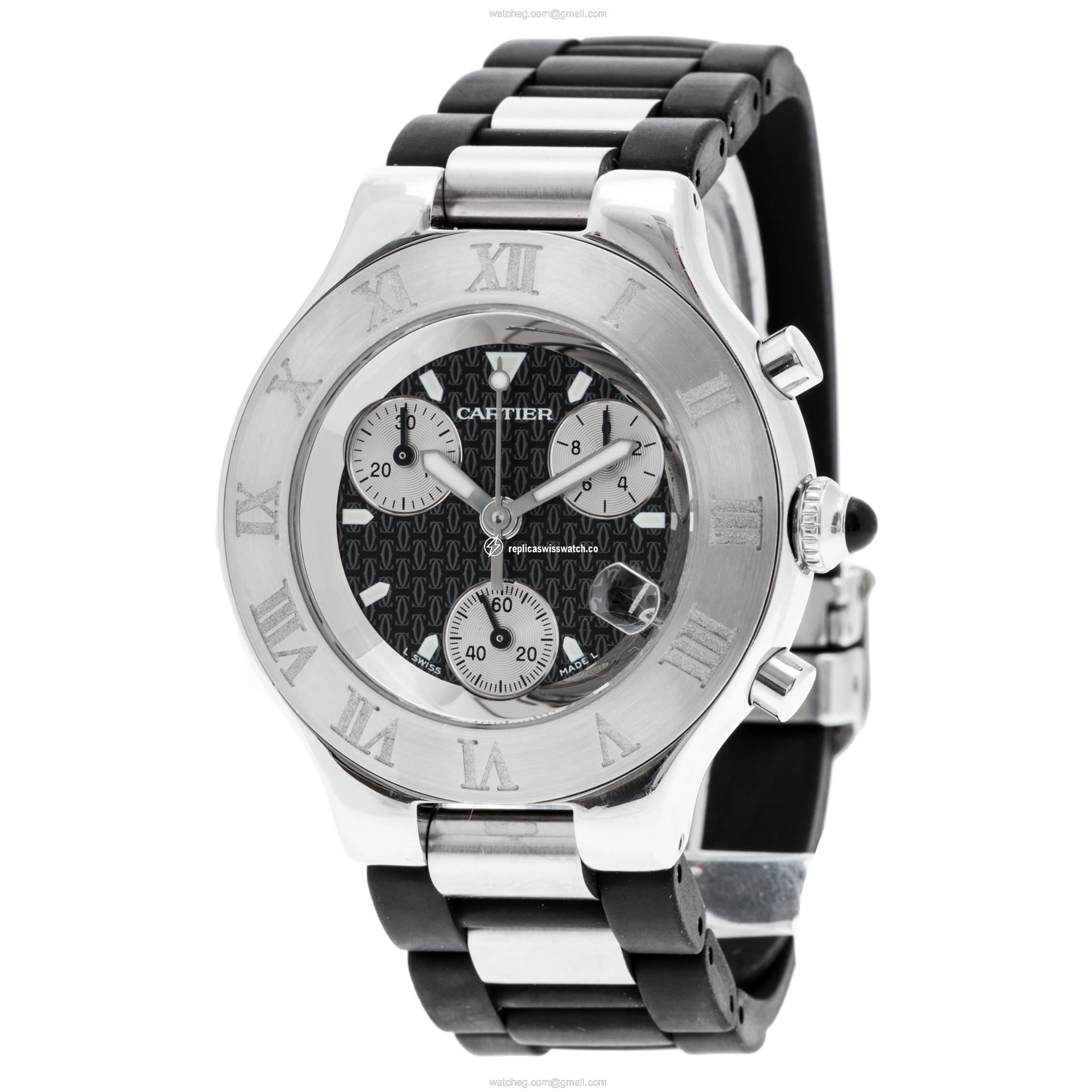 Cartier w510125u2 Chronoscaph 21 Quartz Unisex Stainless Steel Replica