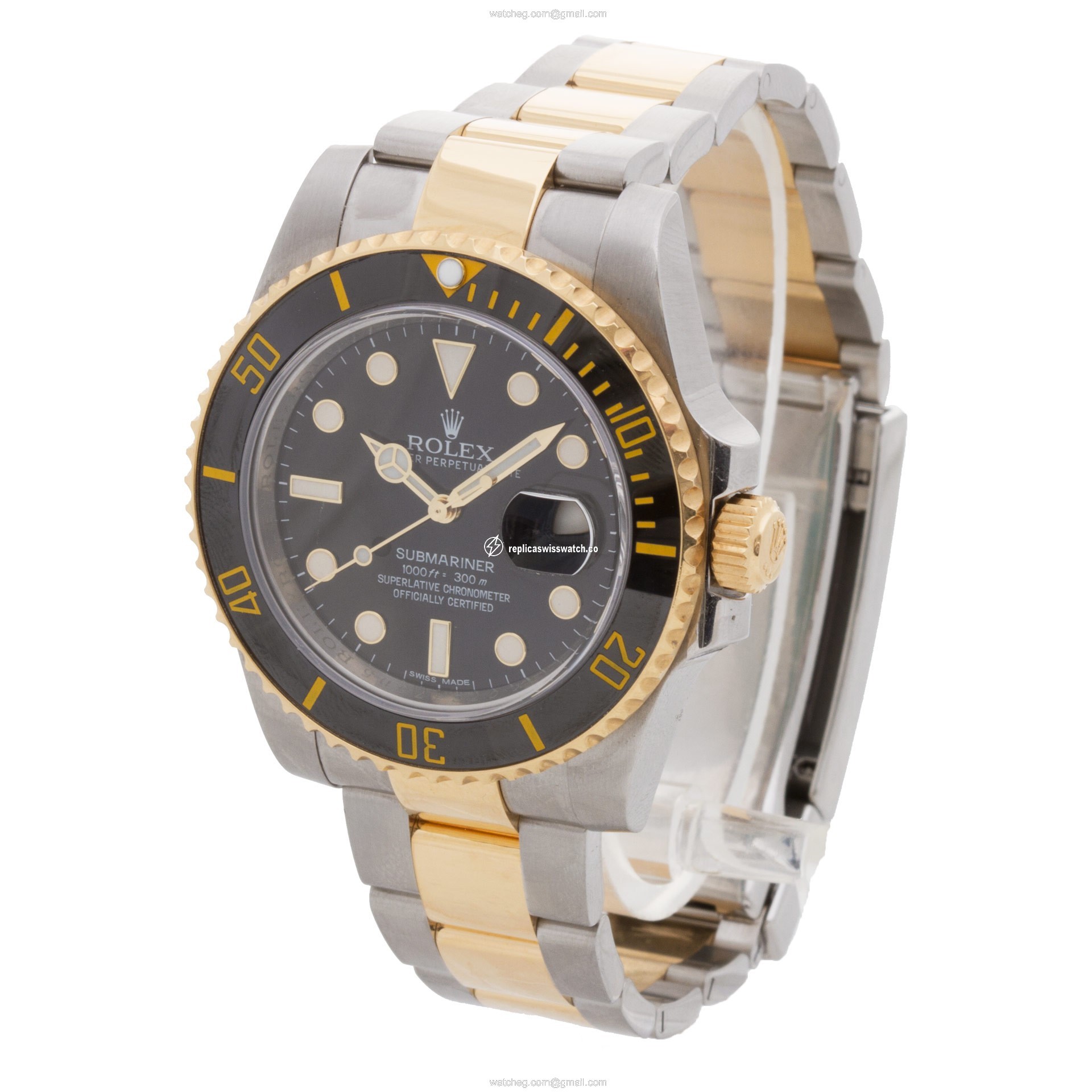 Rolex 116613 Submariner Automatic Male 18k gold & Stainless Steel Replica