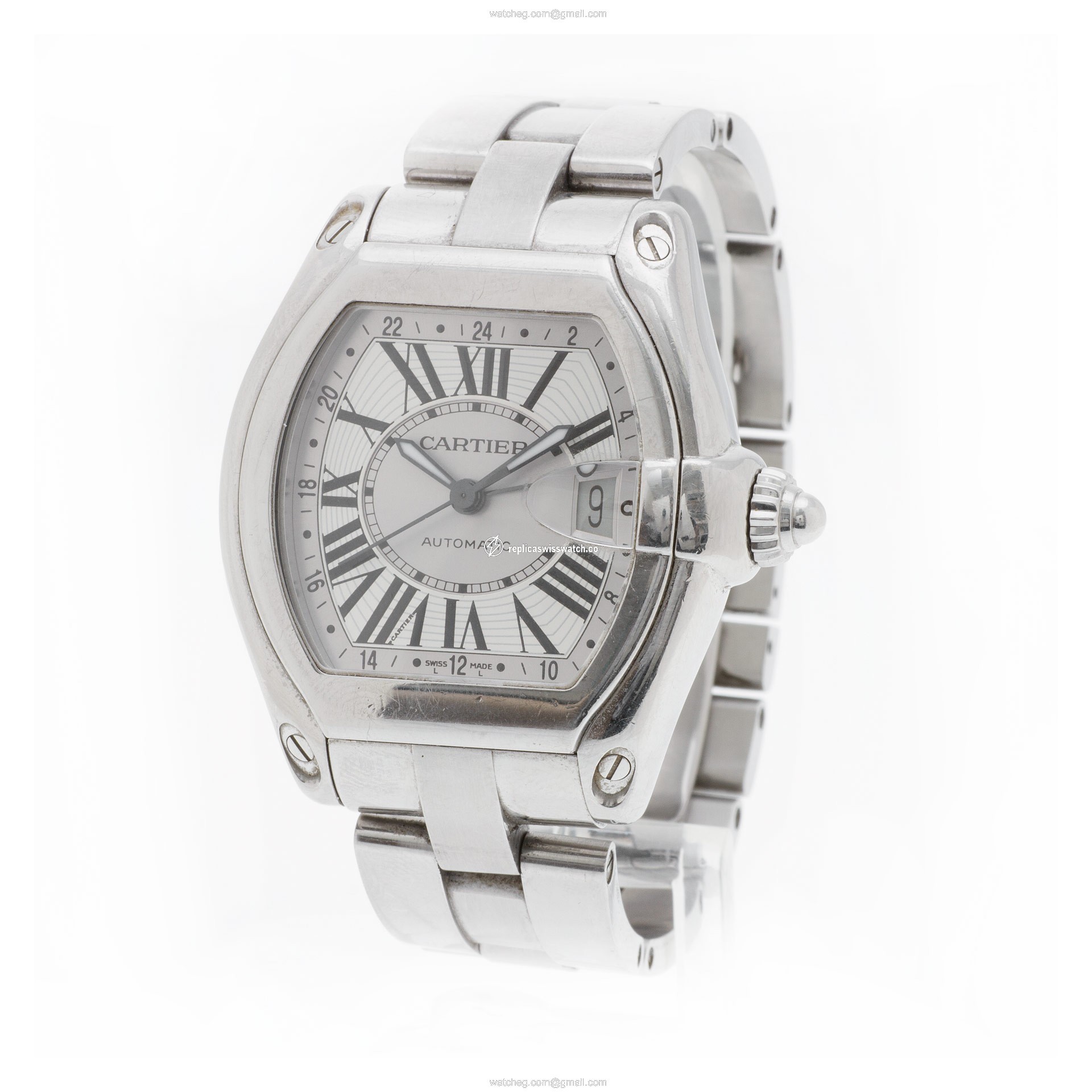 Cartier W62032X6 Roadster Automatic Male Stainless Steel Replica