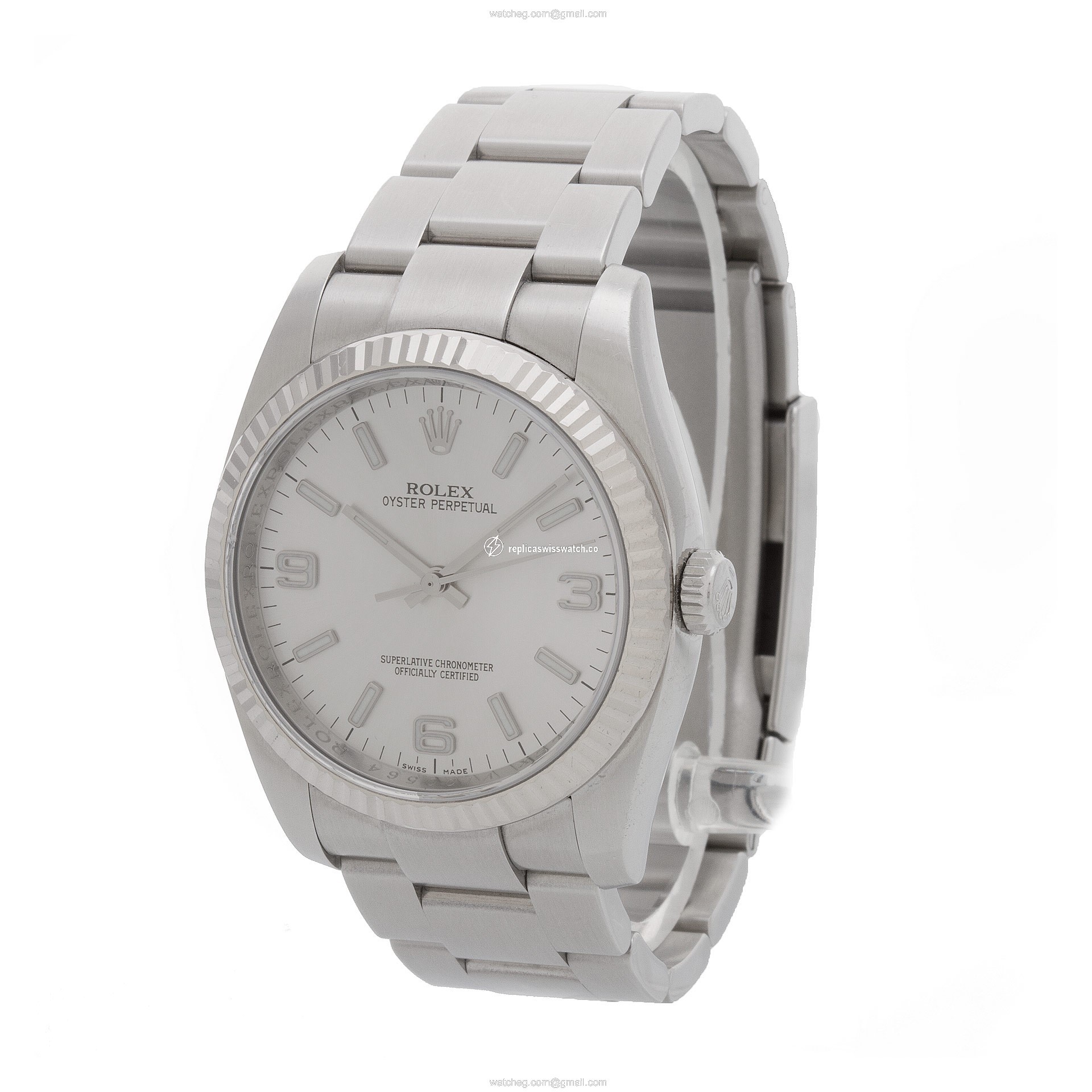 Rolex 116034 Oyster Perpetual Automatic Unisex Stainless Steel Replica