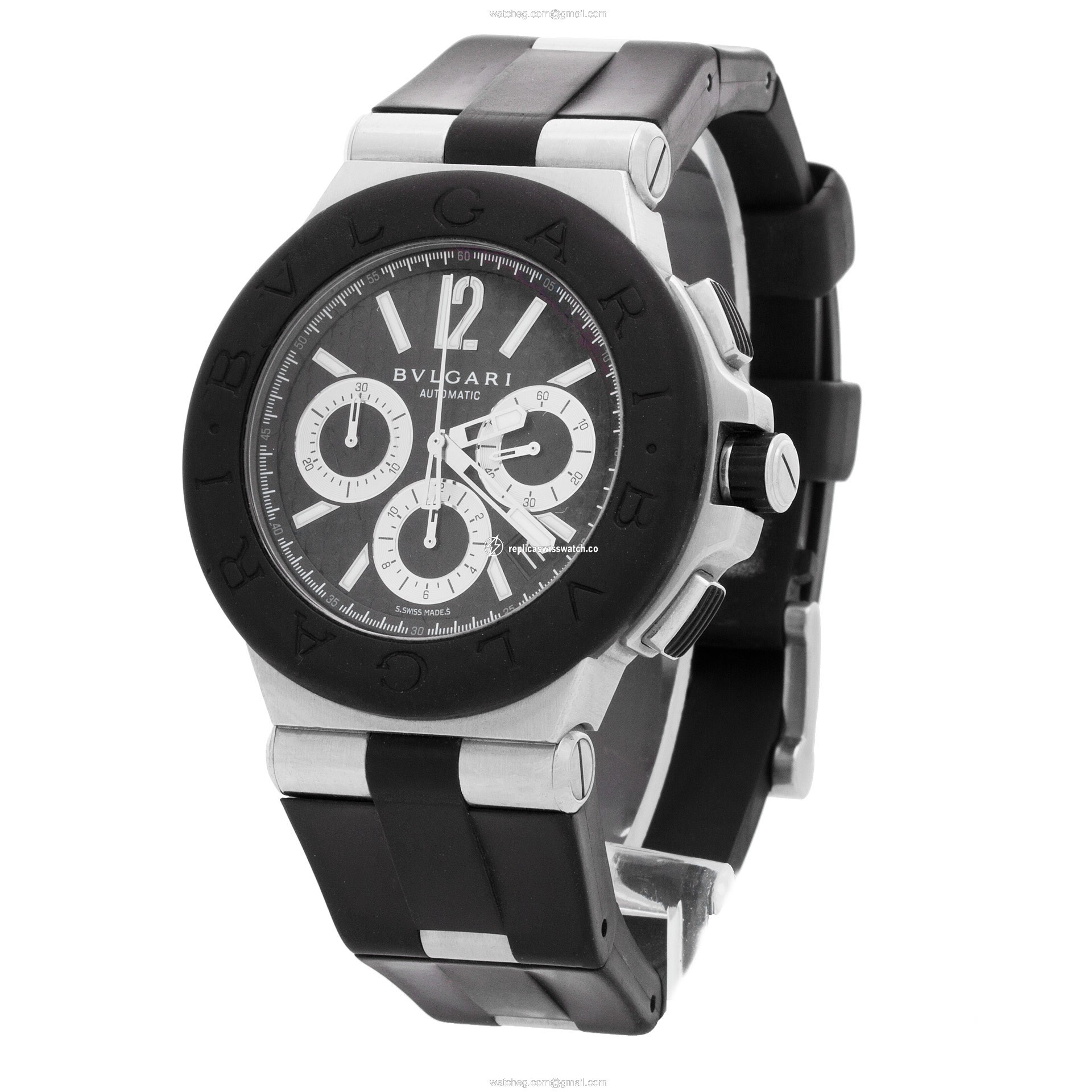 Bvlgari DG 42 SV CH Diagono Automatic Male Stainless Steel Replica