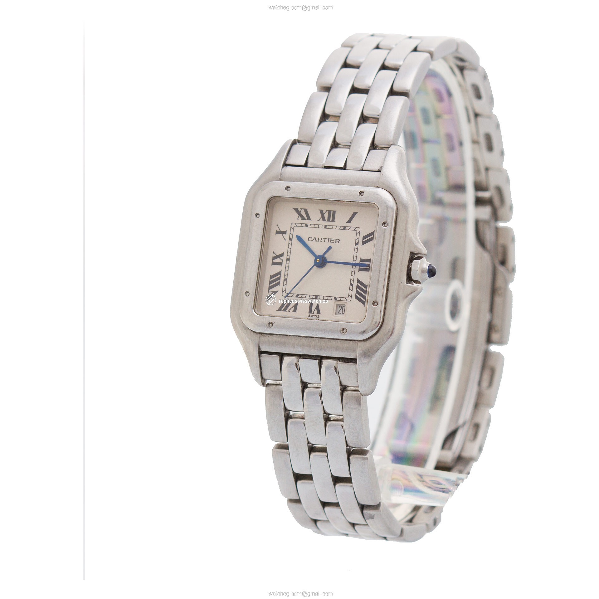 Cartier w25054p5 Panthere Quartz Male Stainless Steel Replica