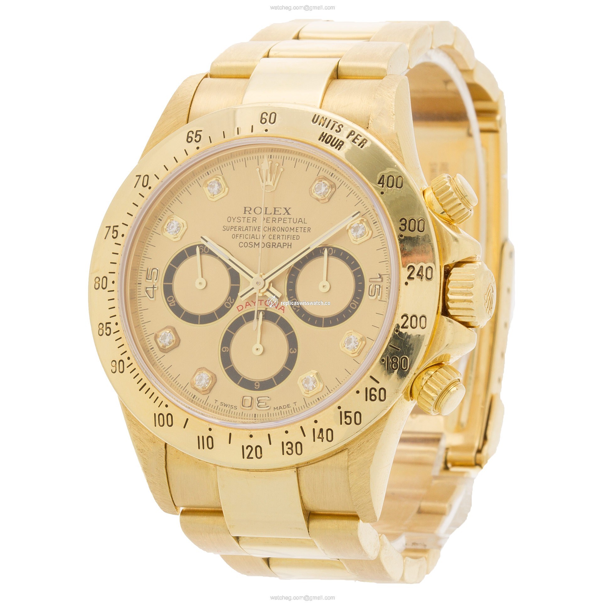 Rolex 16528 Daytona Automatic Male 18k yellow gold Replica