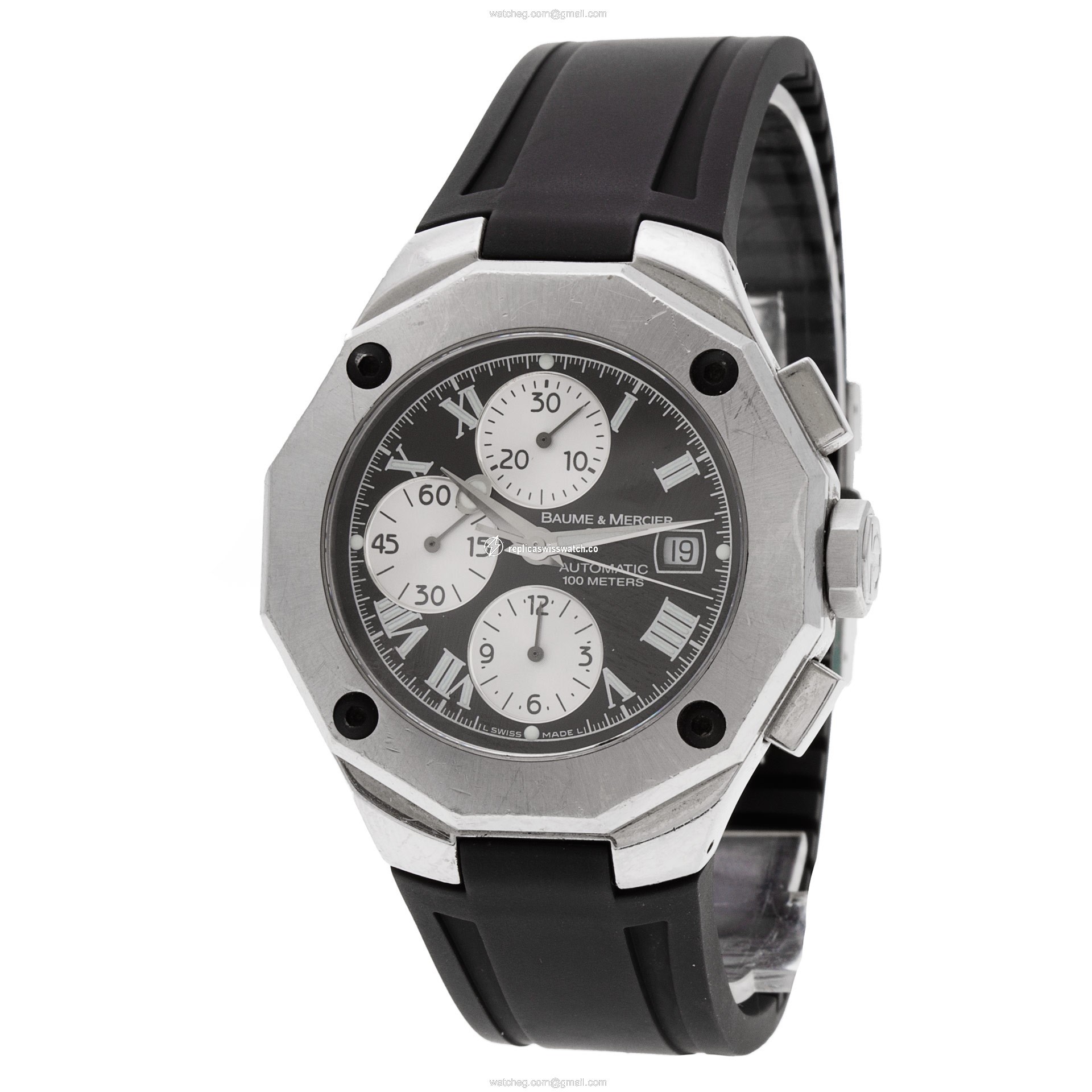 Baume & Mercier MOAO8594 Riviera Automatic Male Stainless Steel Replica