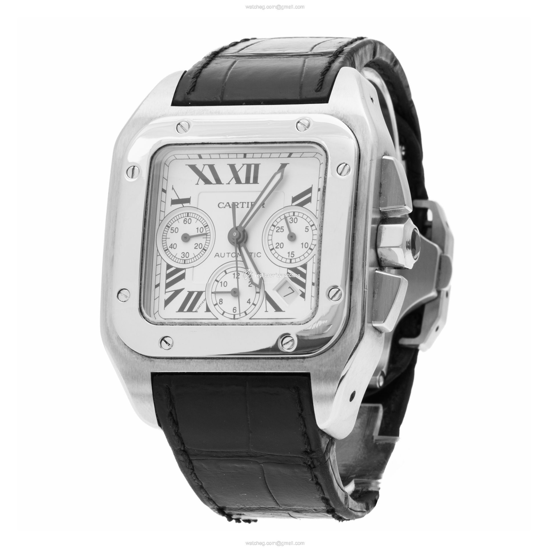 Cartier W20090X8 Santos 100 Automatic Male Stainless Steel Replica