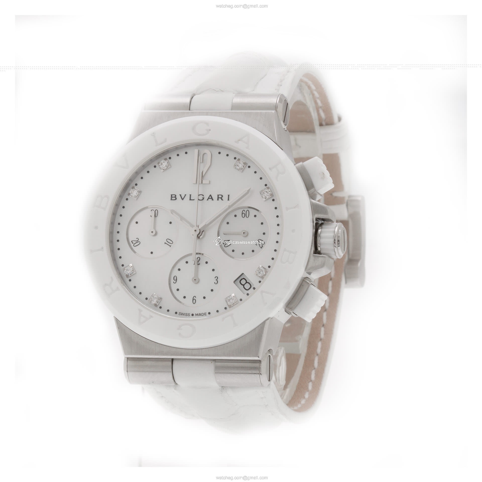 Bvlgari DG 37 SC CH Diagono Quartz Female Stainless Steel Replica