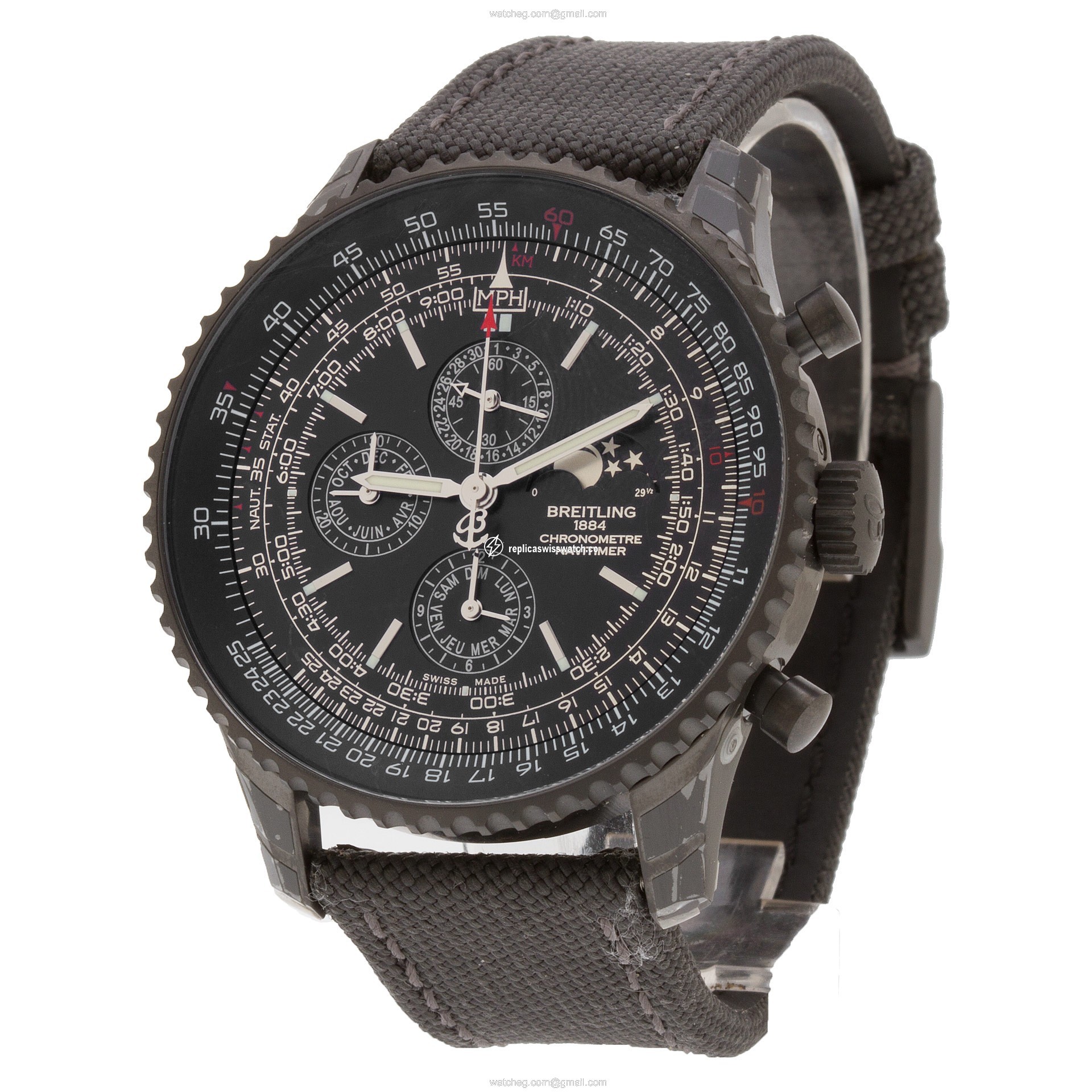 Breitling m19380 Navitimer Automatic Male Black PVD Watches Breitling m19380 Navitimer Automatic Male Black PVD Watches