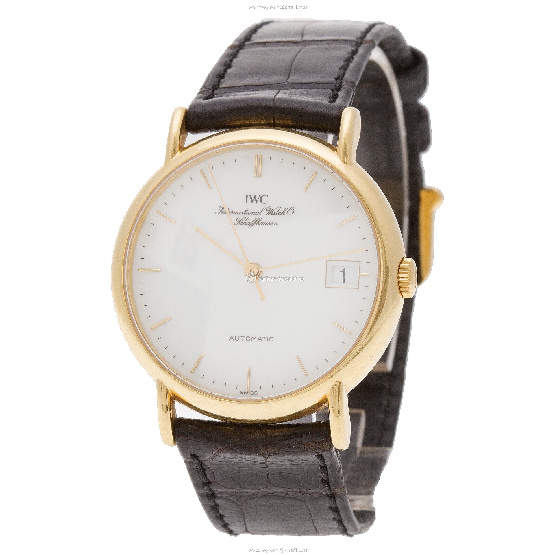 IWC 35131 Classic Automatic Male 18k Yellow Gold Replica