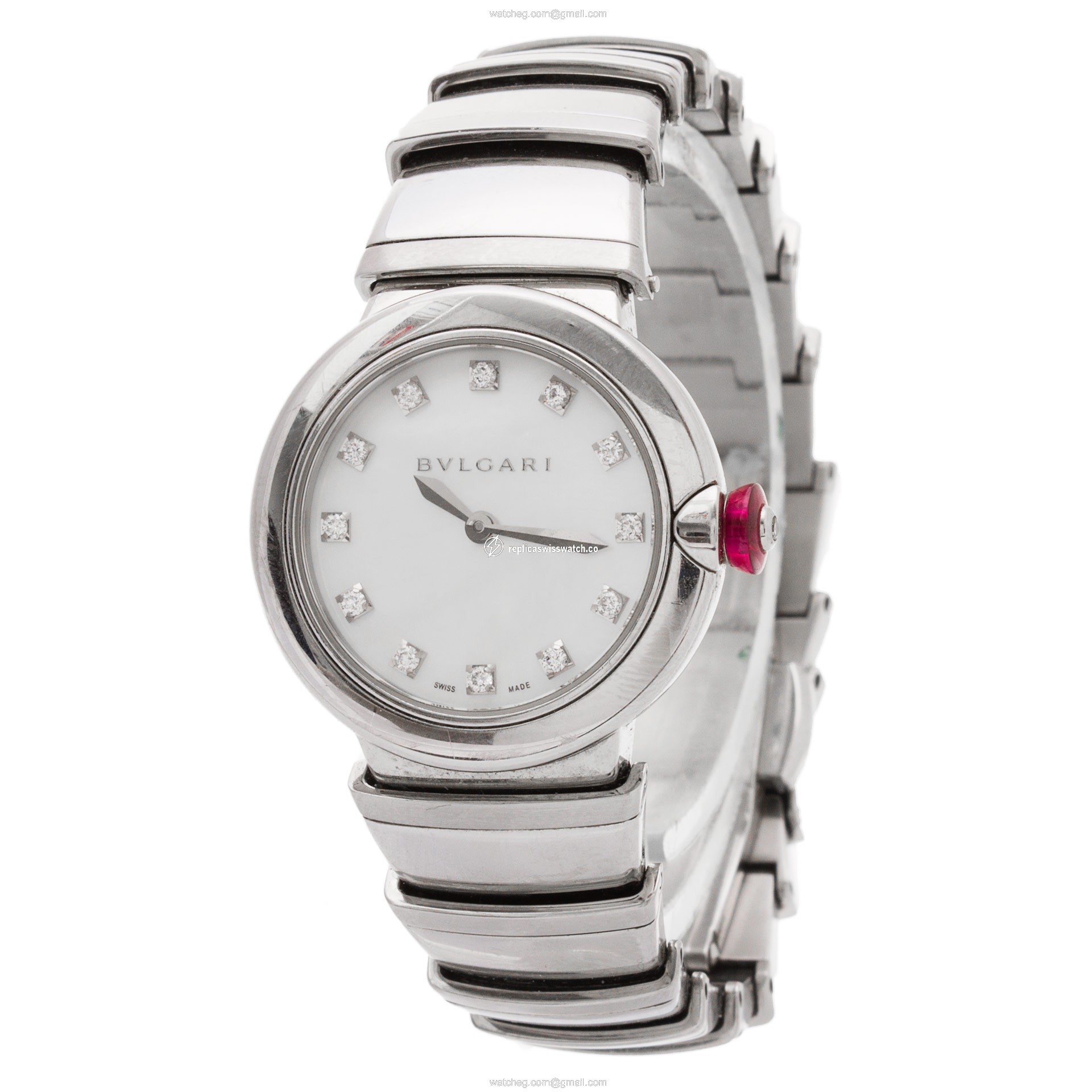 Bvlgari lu28s Lucea Quartz Female Stainless Steel Replica