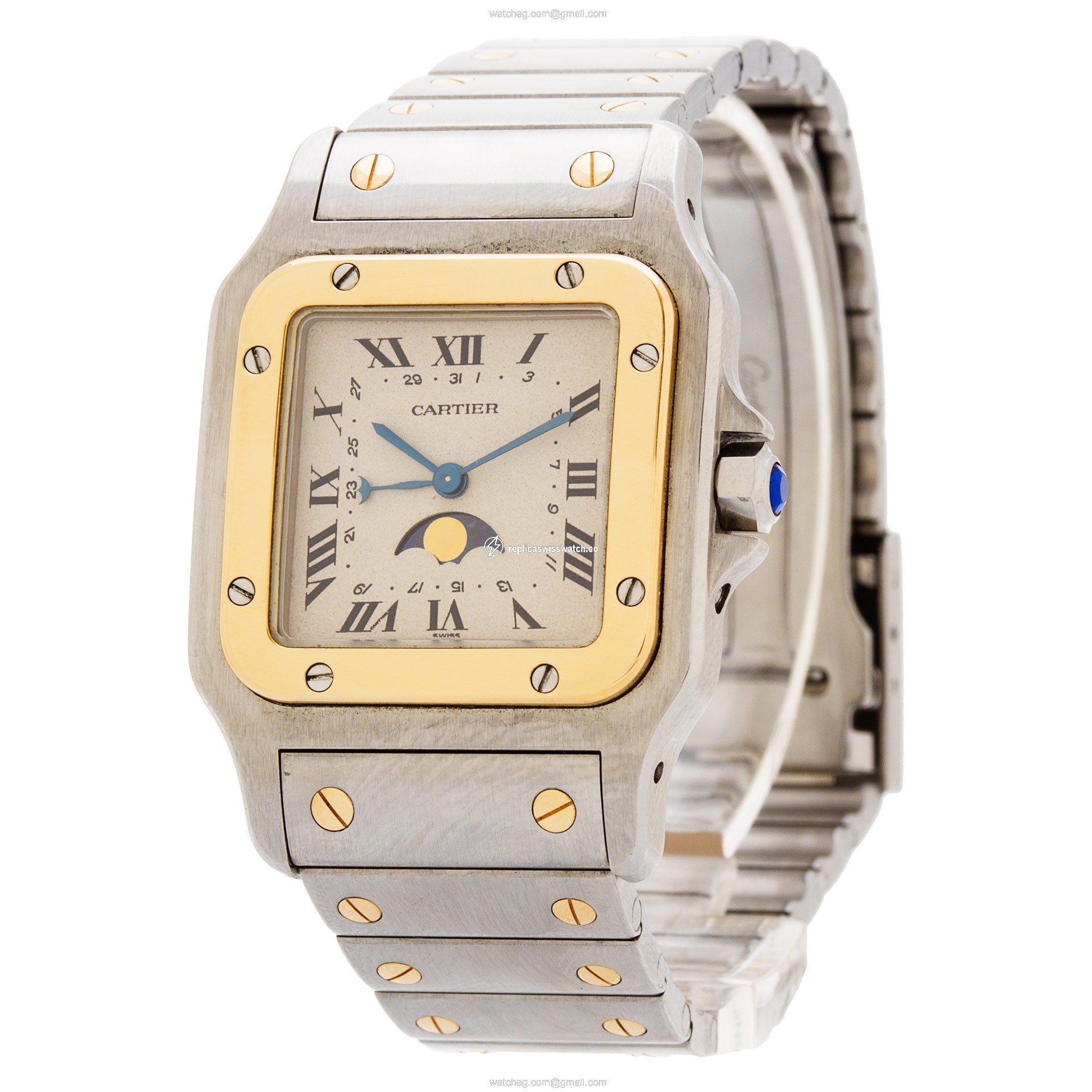Cartier 119901 Santos Quartz Male Stainless Steel Replica