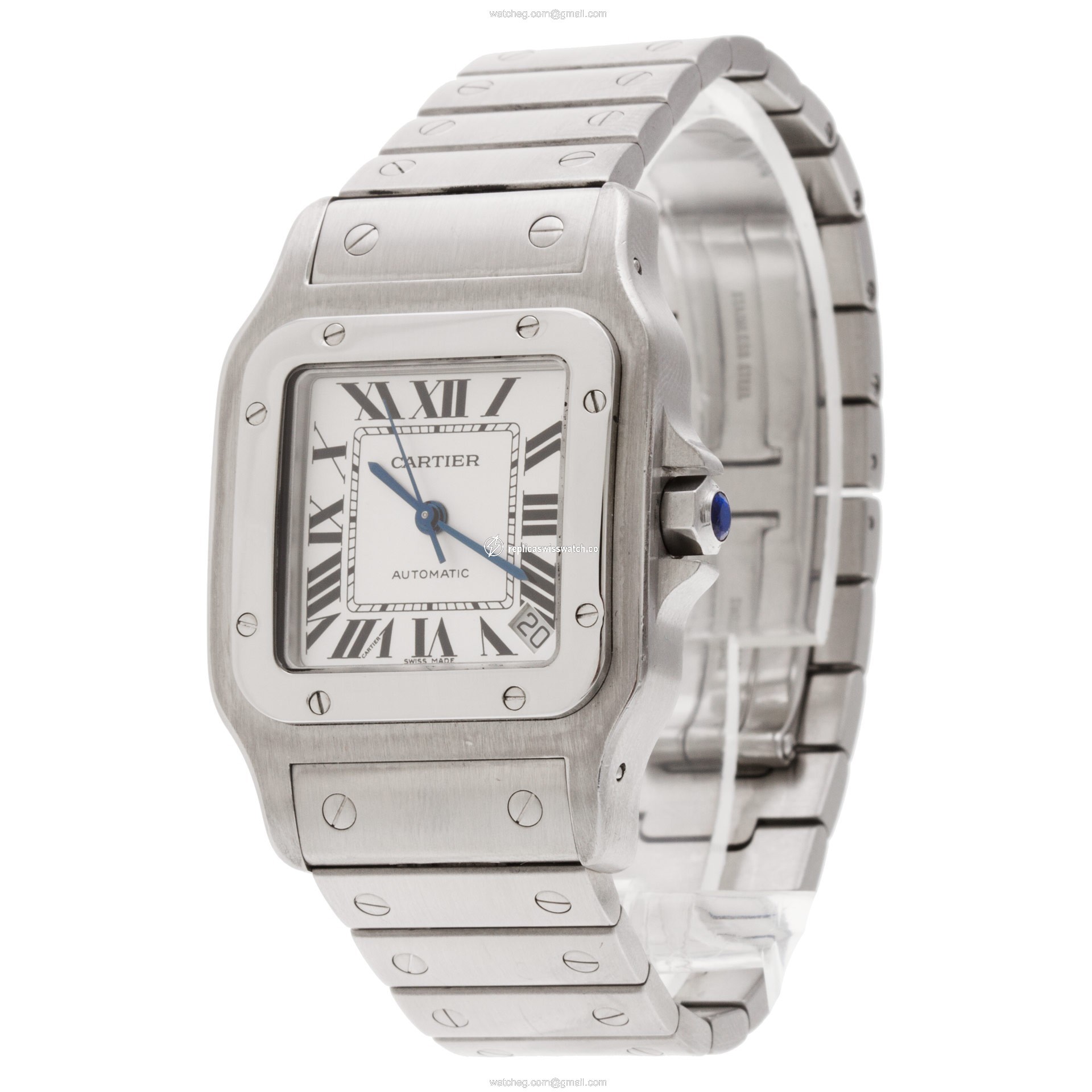 Cartier W20098D6 Santos 100 Automatic Unisex Stainless Steel Replica