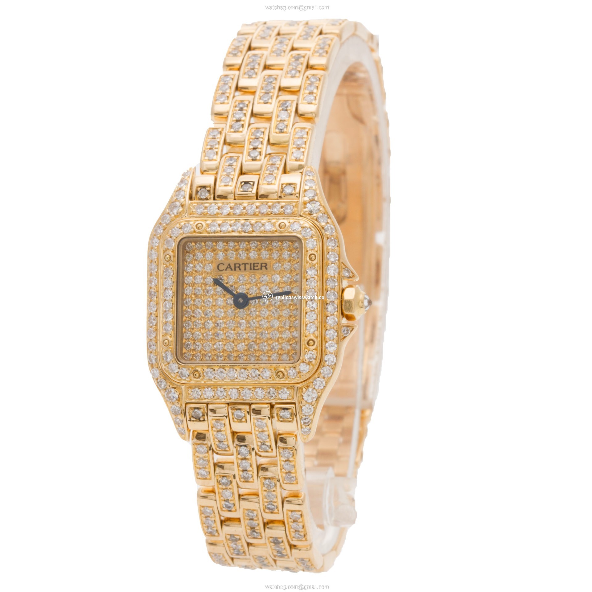 Cartier cwa999999 Panthere Quartz Female 18k yellow gold Replica