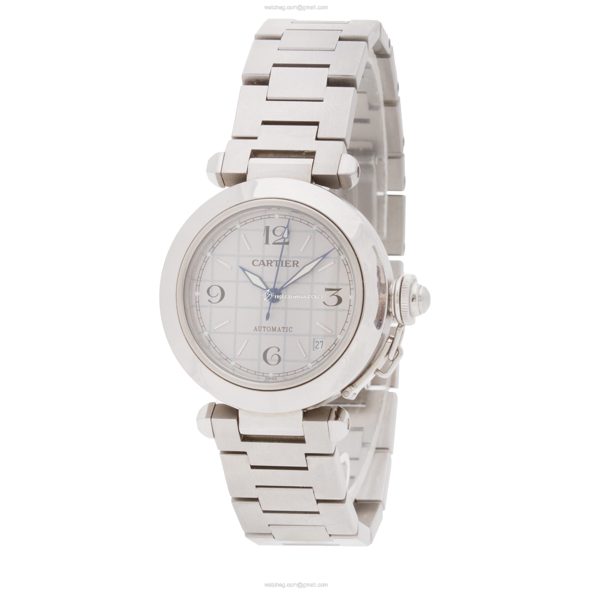 Cartier  W31076M7 Pasha C Automatic Unisex Stainless Steel Replica