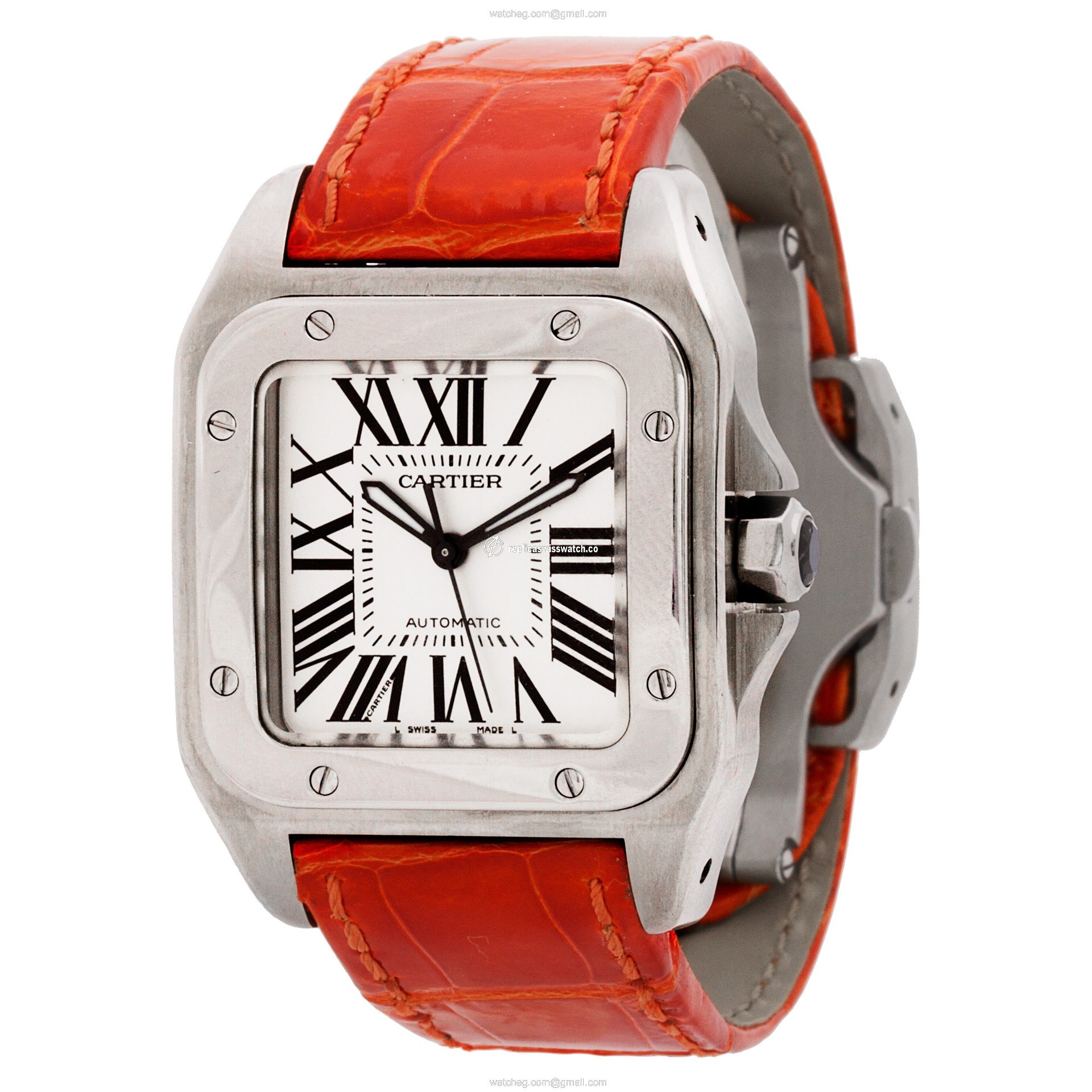 Cartier W20106X8 Santos 100 Automatic Unisex Stainless Steel Replica