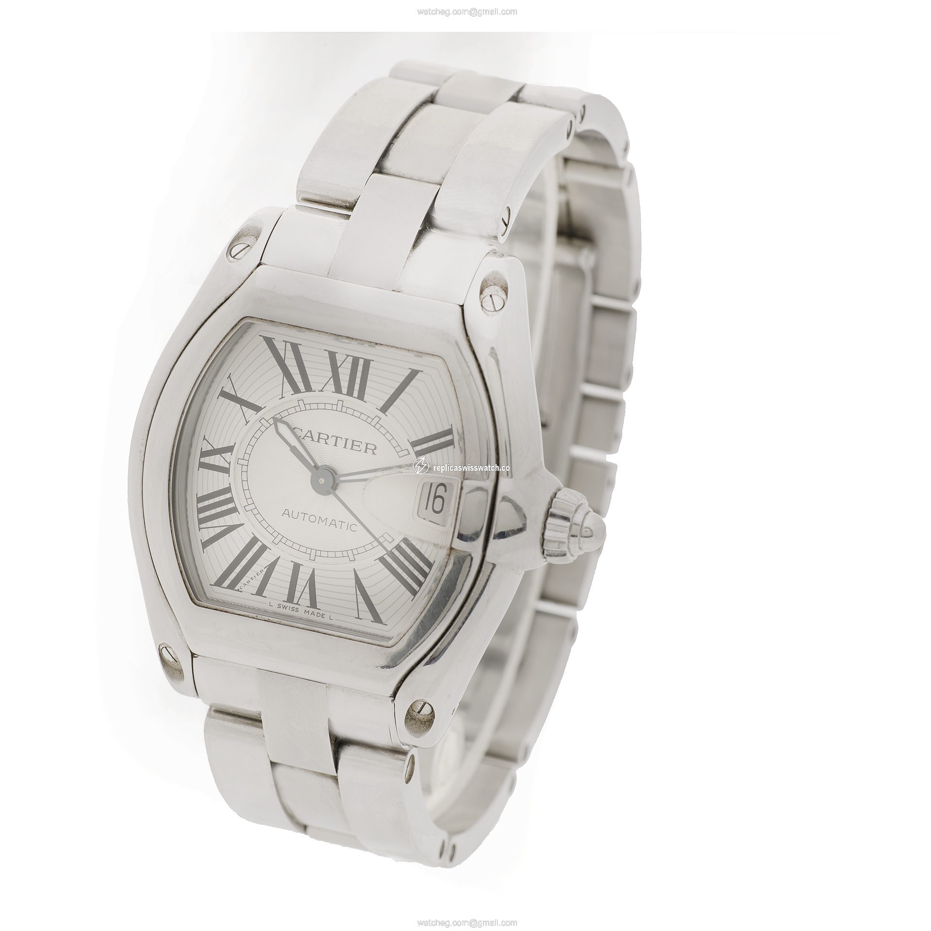 Cartier W62025V3 Roadster Automatic Unisex Stainless Steel Replica