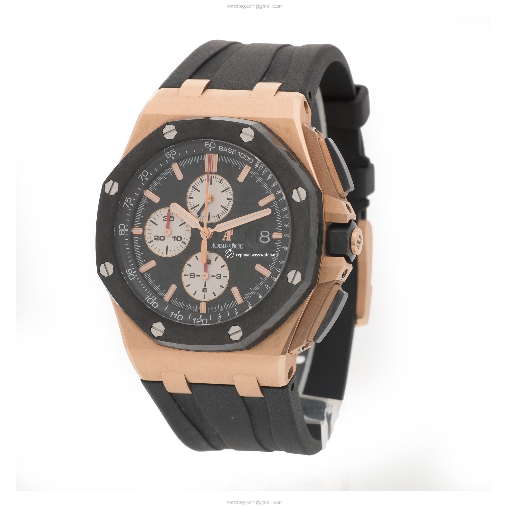 Audemars Piguet 26400RO.OO.a002CA.01 Royal Oak Offshore Automatic Male 18k rose gold Replica