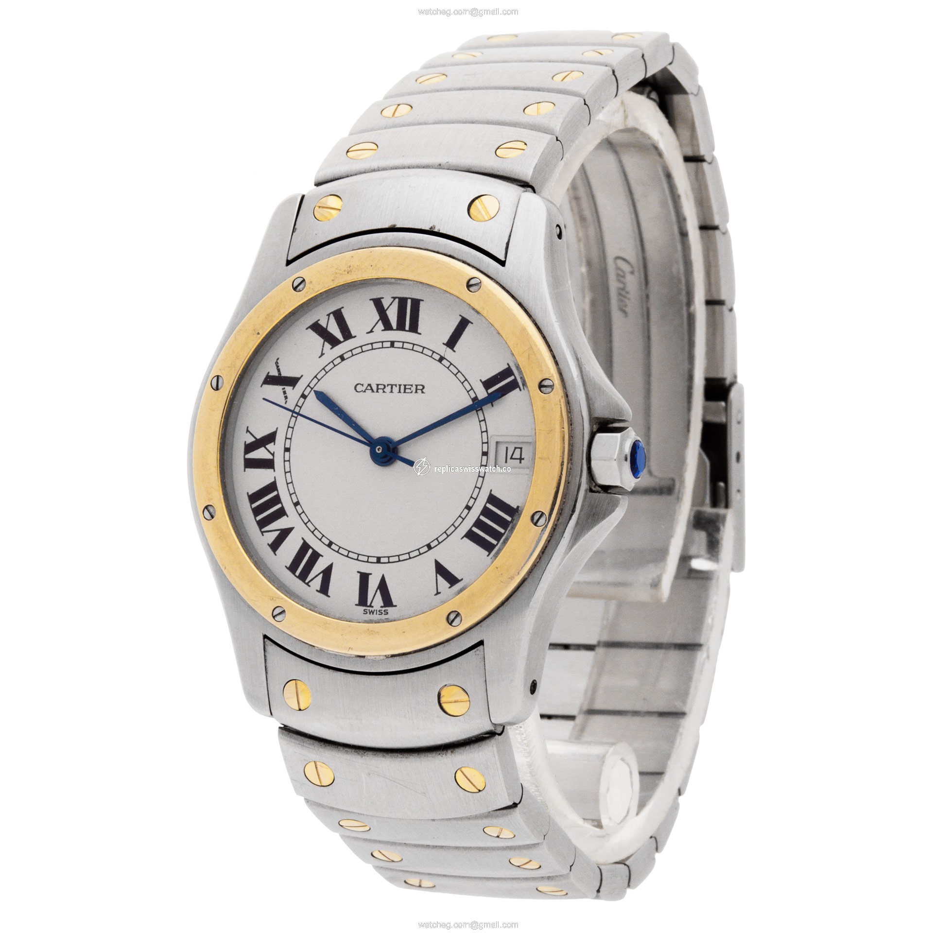 Cartier 1910 Santos Automatic Male Stainless Steel Replica