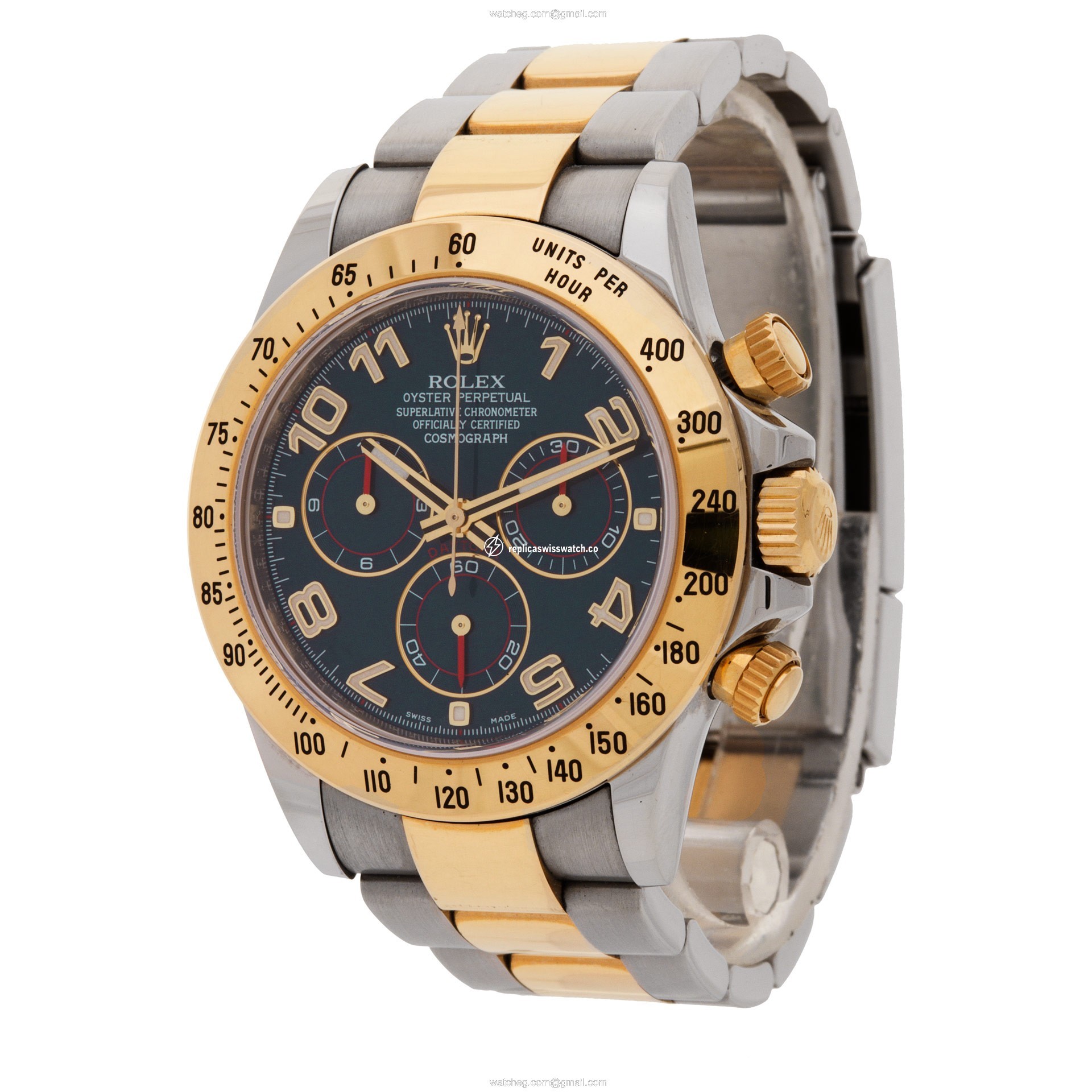 Rolex 116523BLAO Daytona Automatic Male Stainless Steel Replica