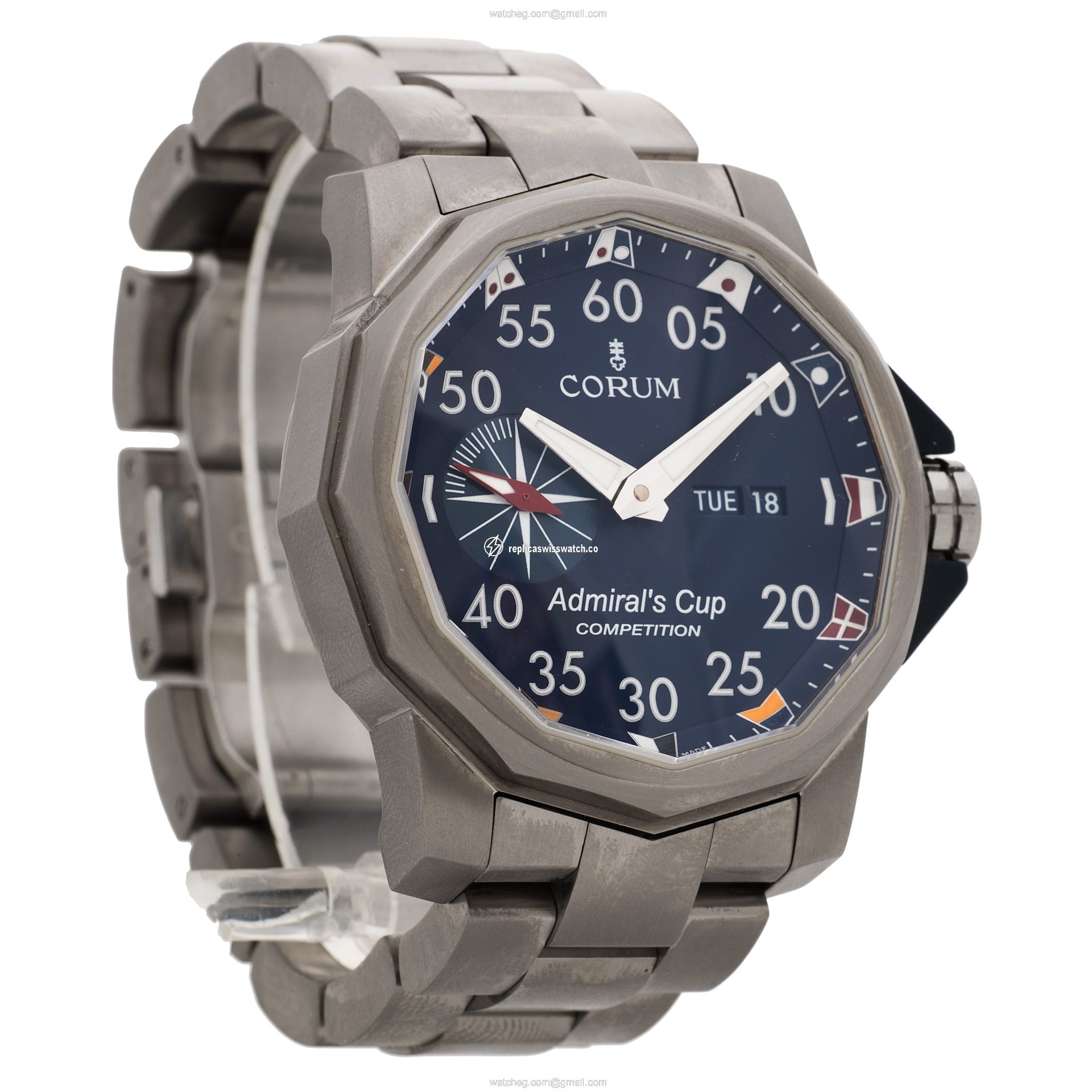 Corum 947.931.04/V700 AN12 Admirals Cup Automatic Male Titanium Replica