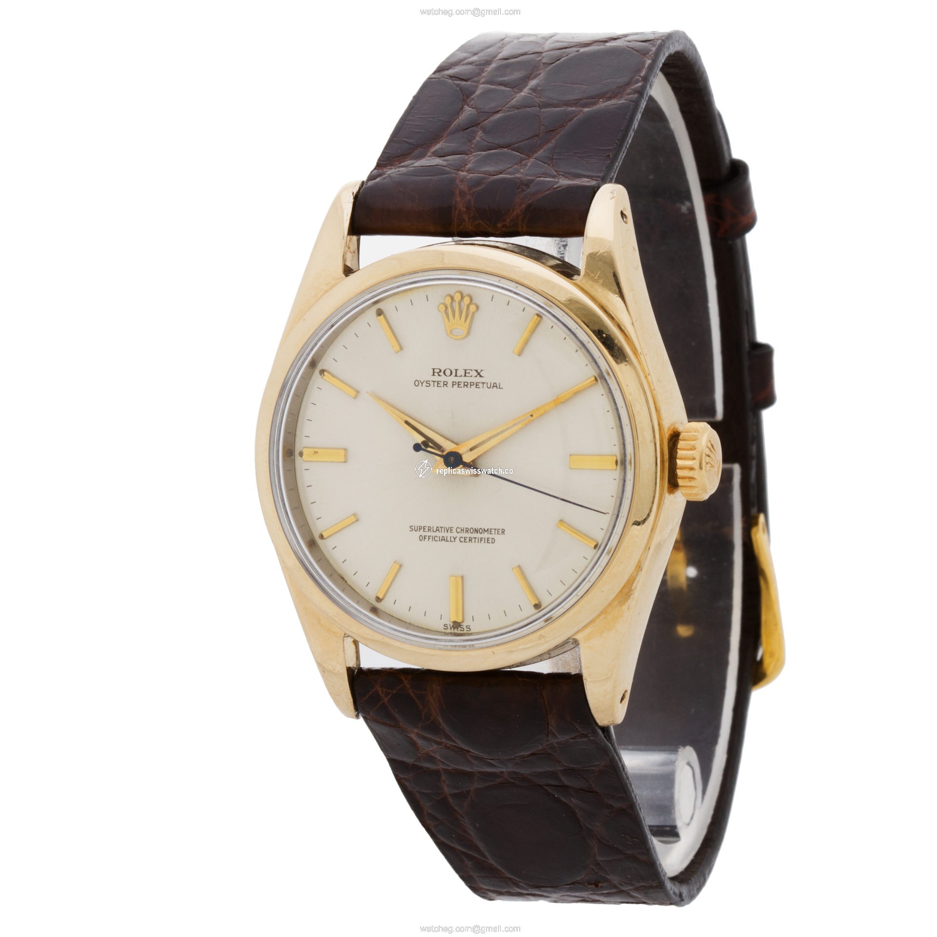 Rolex 1614 Oyster Perpetual Automatic Unisex Gold Fill & Stainless Steel Replica