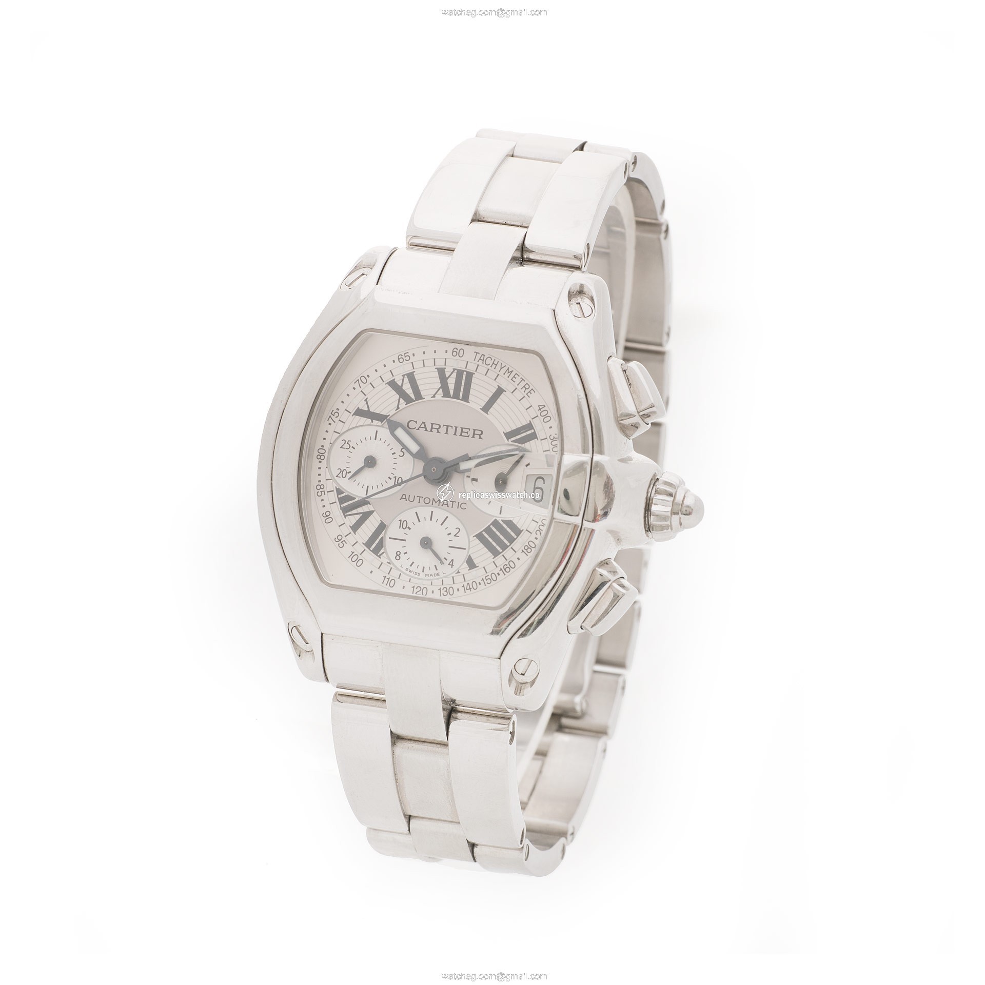 Cartier w62019x6 Roadster Automatic Male Stainless Steel Replica