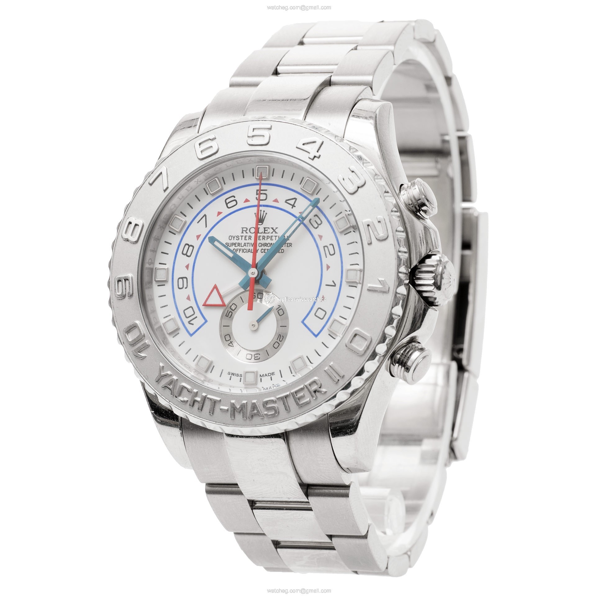 Rolex 116689 Yacht-Master II Automatic Male 18k White Gold Replica