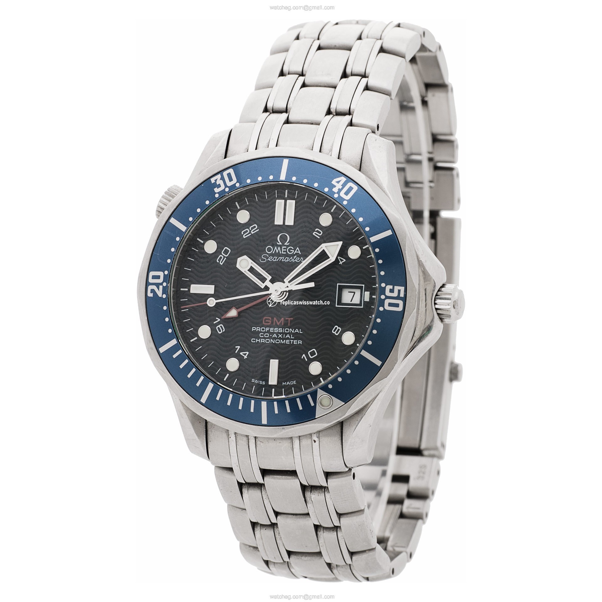 Omega 2535.80.00 Seamaster Co-Axial Automatic Male Stainless Steel Replica
