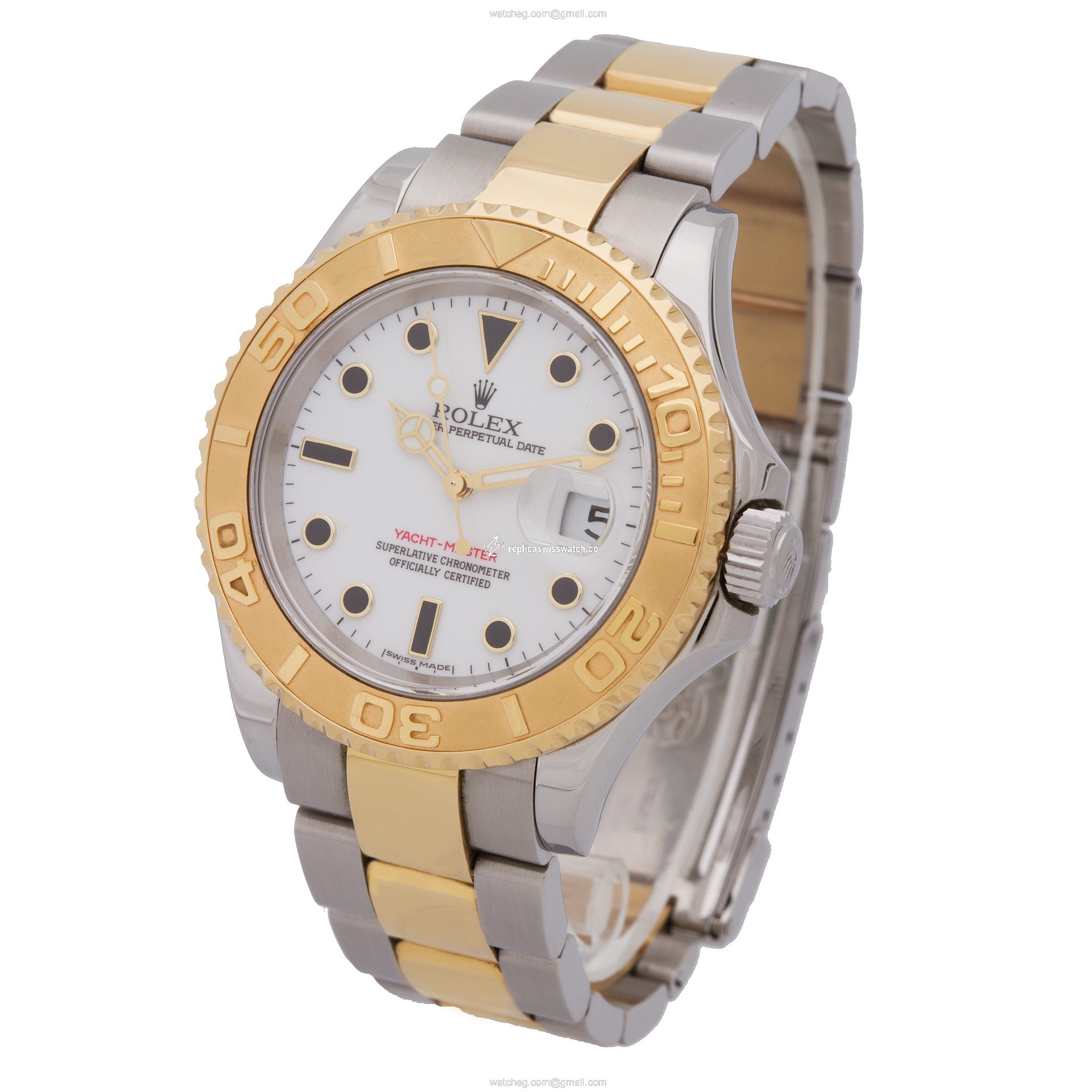 Rolex 16623 Yacht-Master Automatic Male 18k gold & Stainless Steel Replica