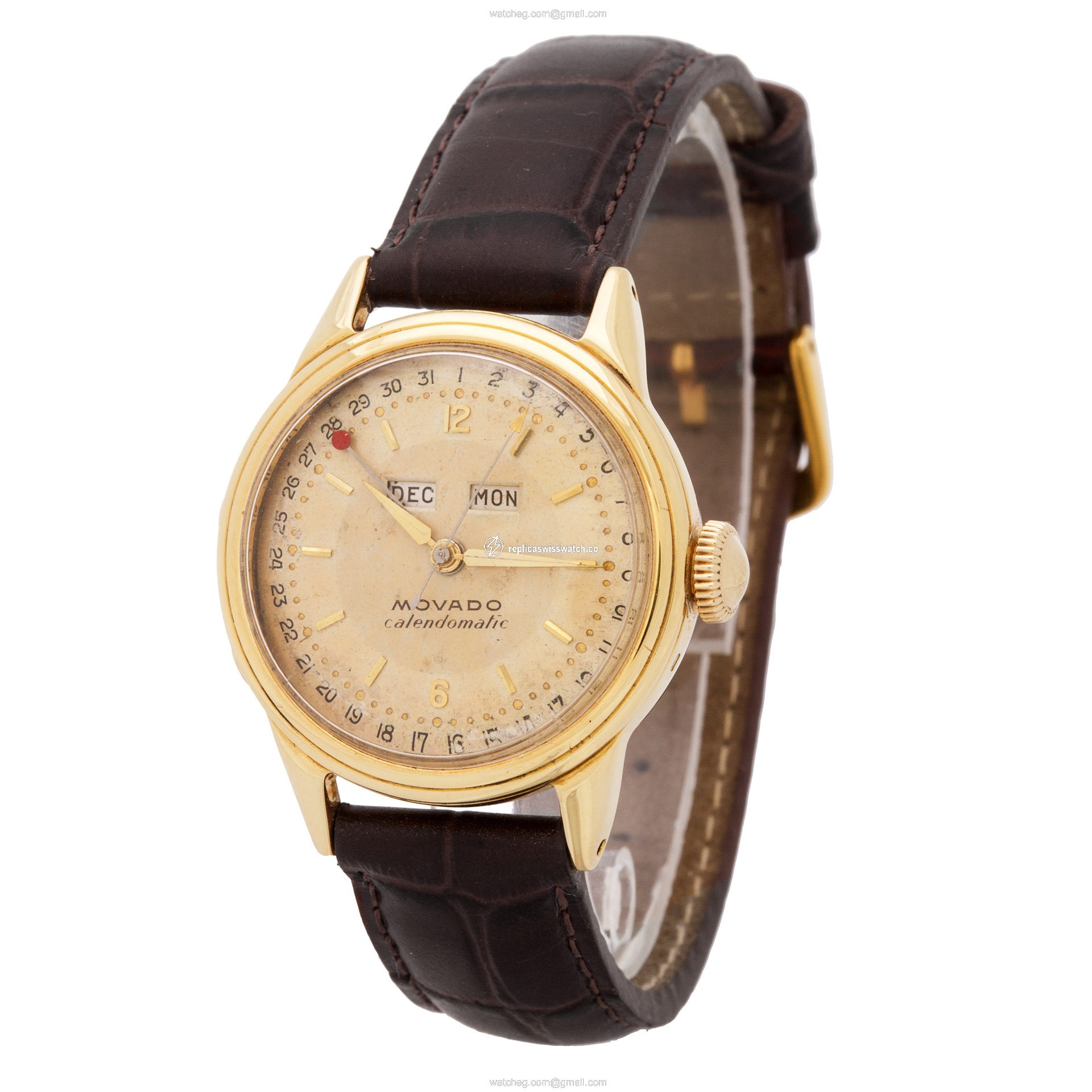 Movado 6351  Automatic Male 18k yellow gold Replica