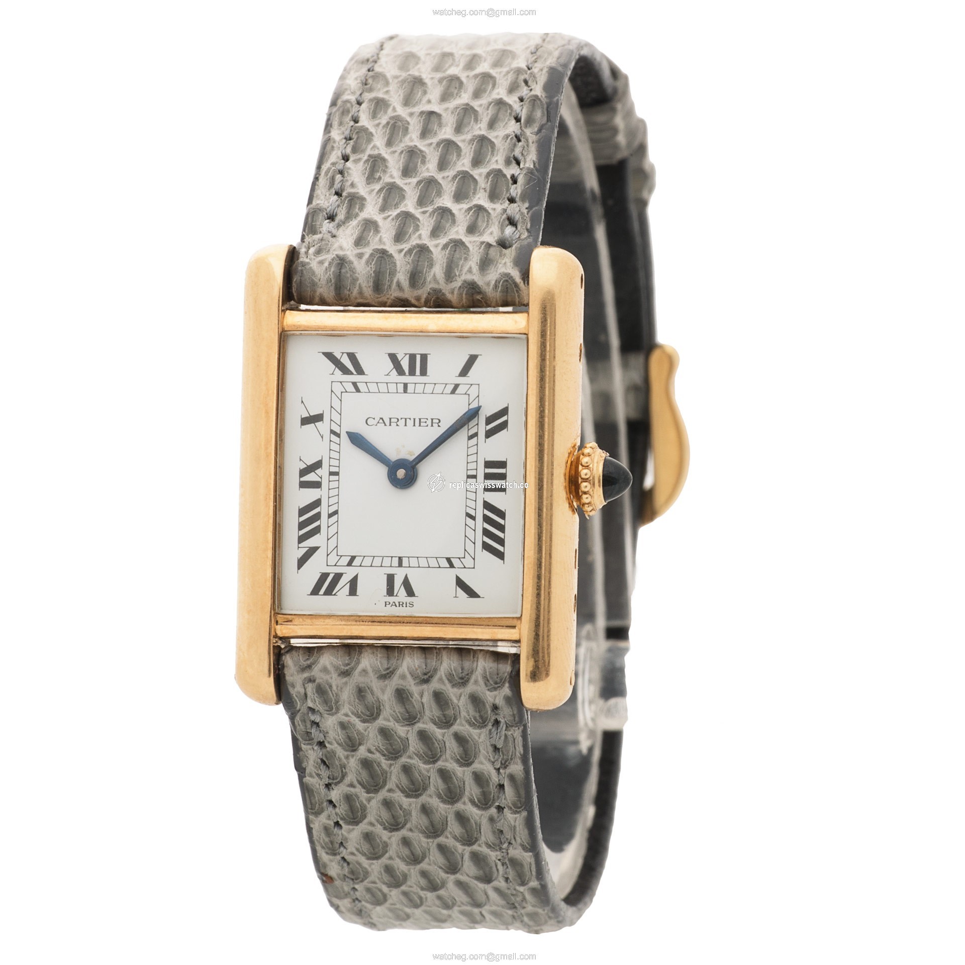 Cartier 7809711034 Tank Manual Female 18k yellow gold Replica