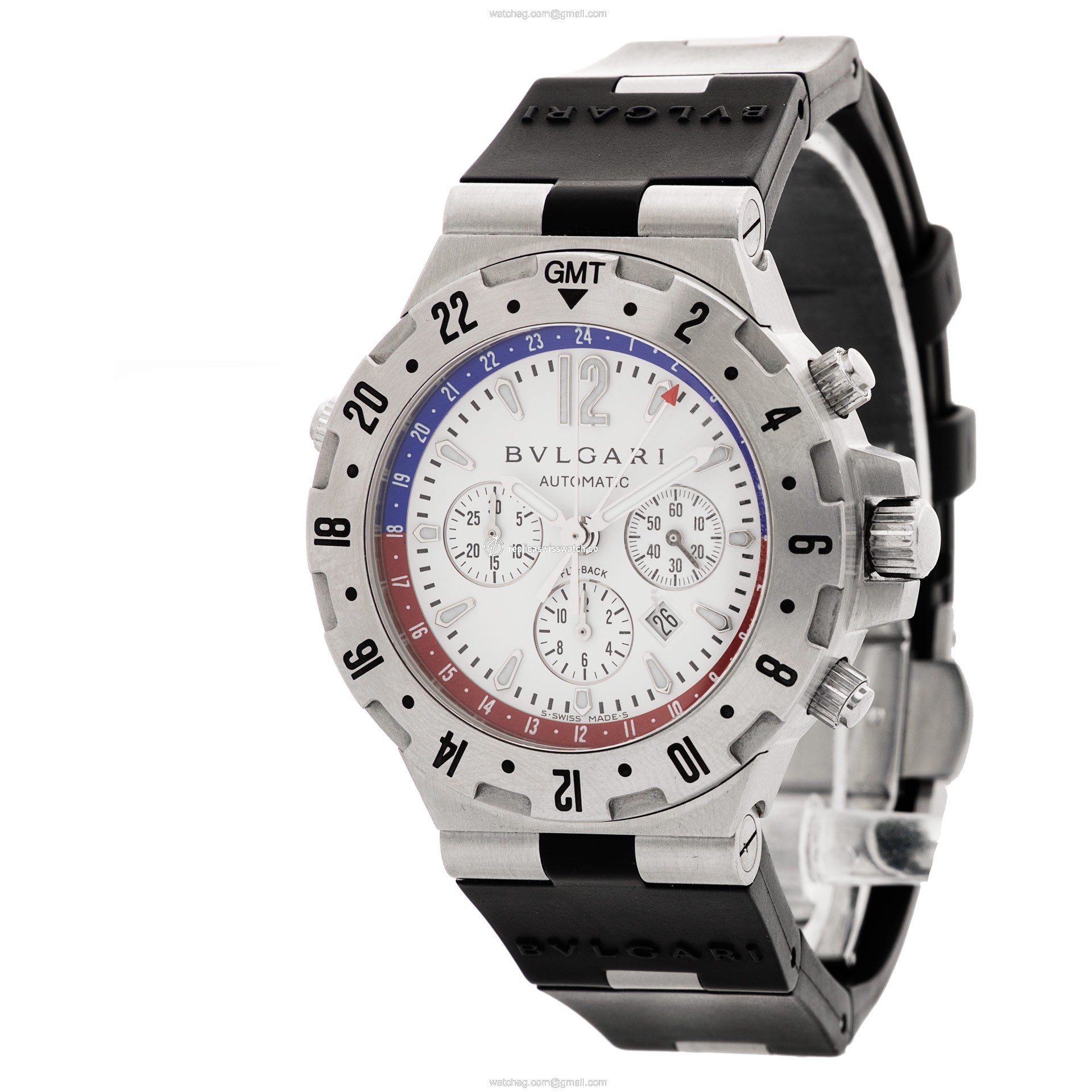 Bvlgari GMT40SFB Diagono Professional Automatic Male Stainless Steel Replica