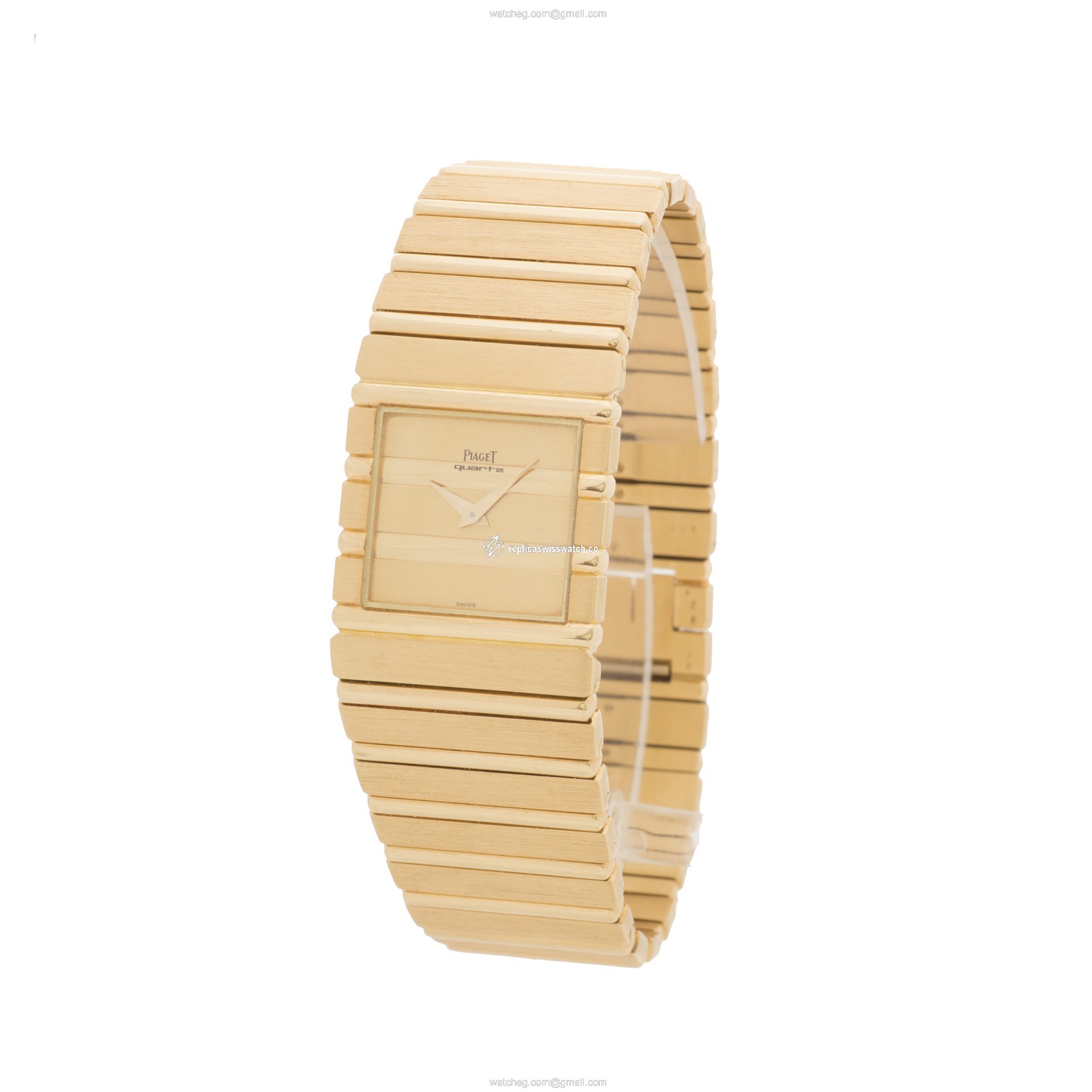 Piaget 7131 C 701 Polo Quartz Unisex 18k yellow gold Replica