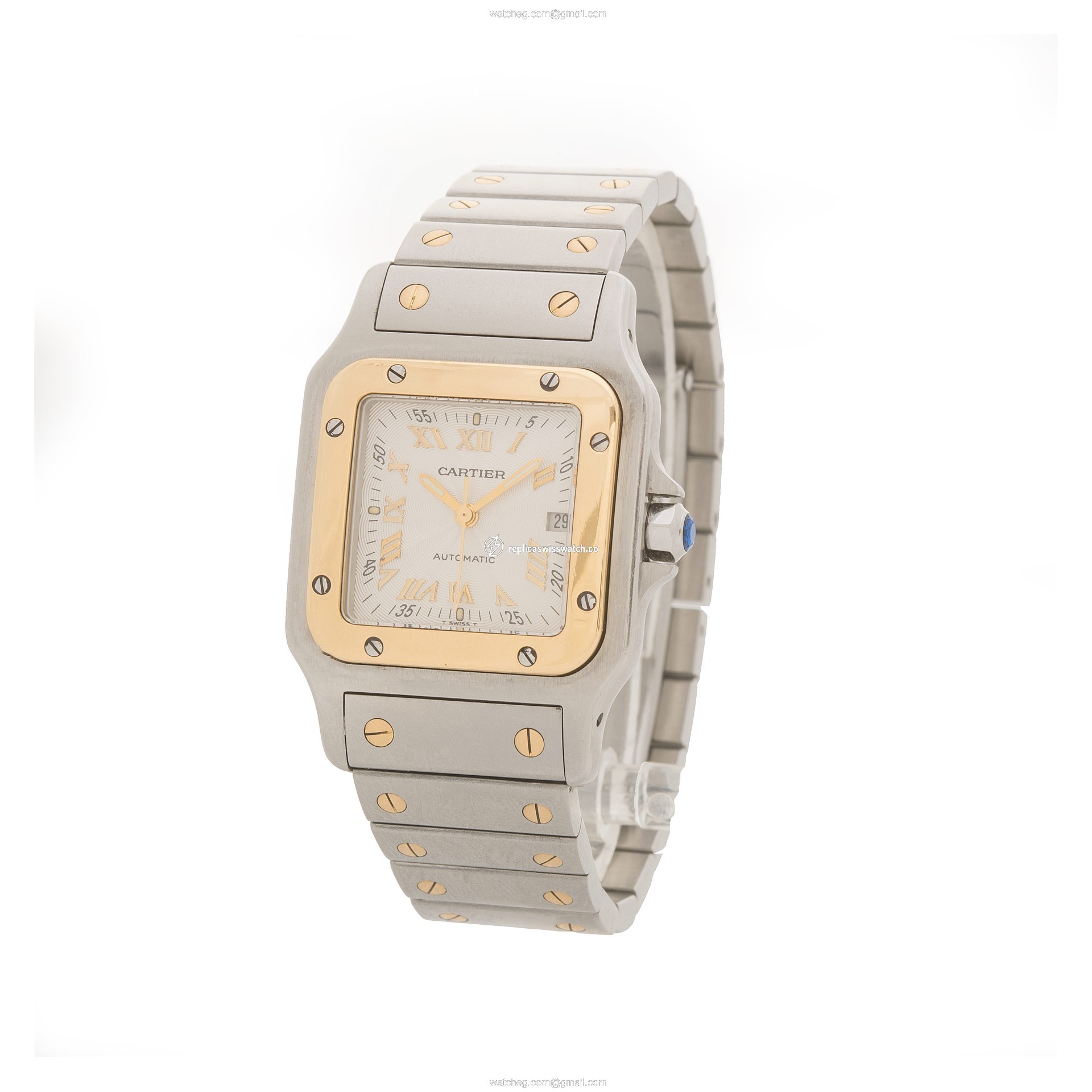 Cartier 2319 Santos Automatic Unisex Stainless Steel Replica